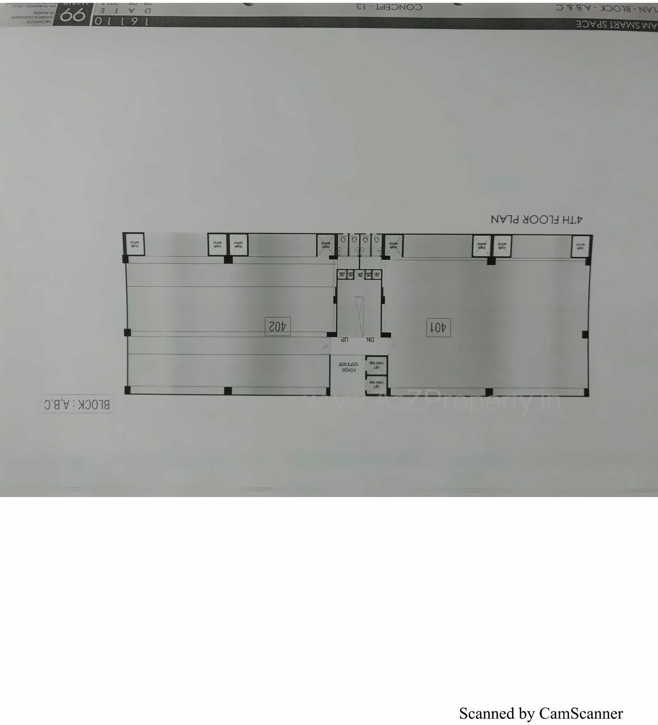 Layout of real estate project Sharanam Smart Space located at Mithipur, Ahmedabad, Gujarat