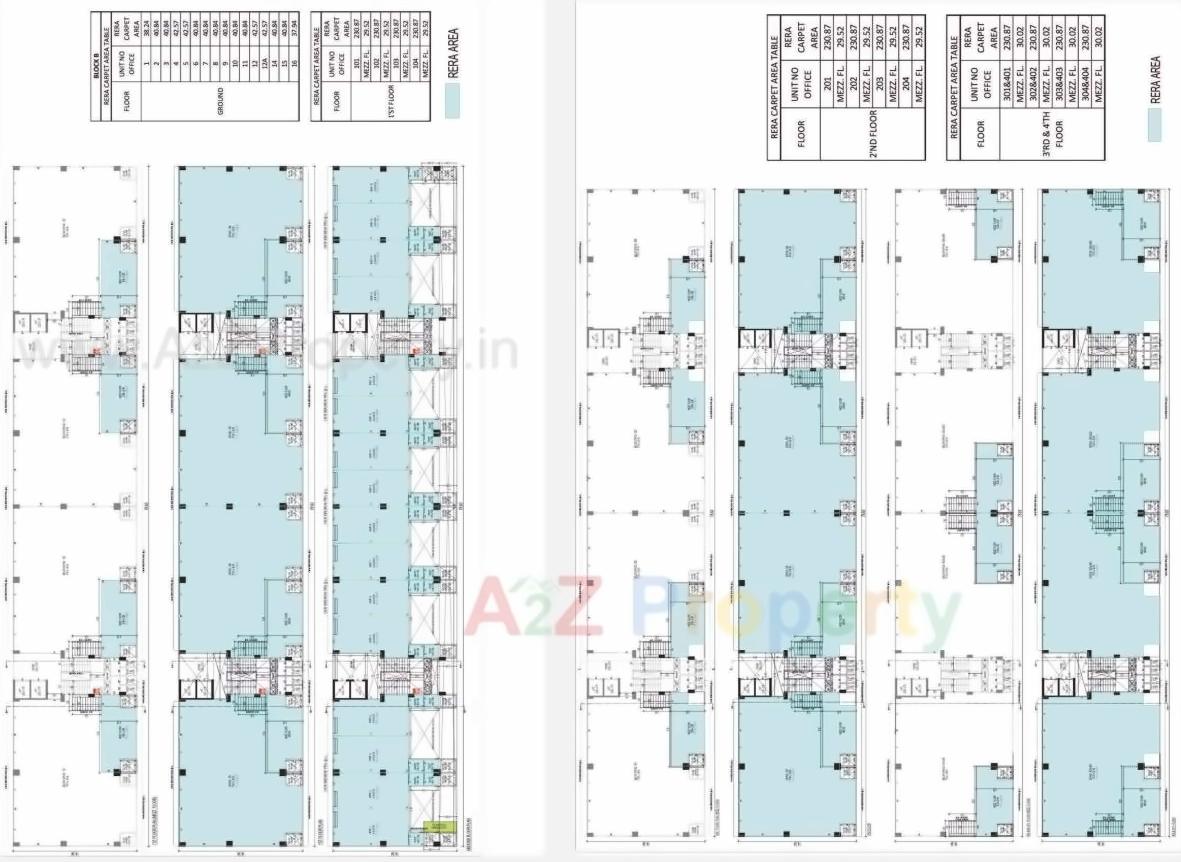 Layout of real estate project Sharanam Solitaire located at Mithipur, Ahmedabad, Gujarat