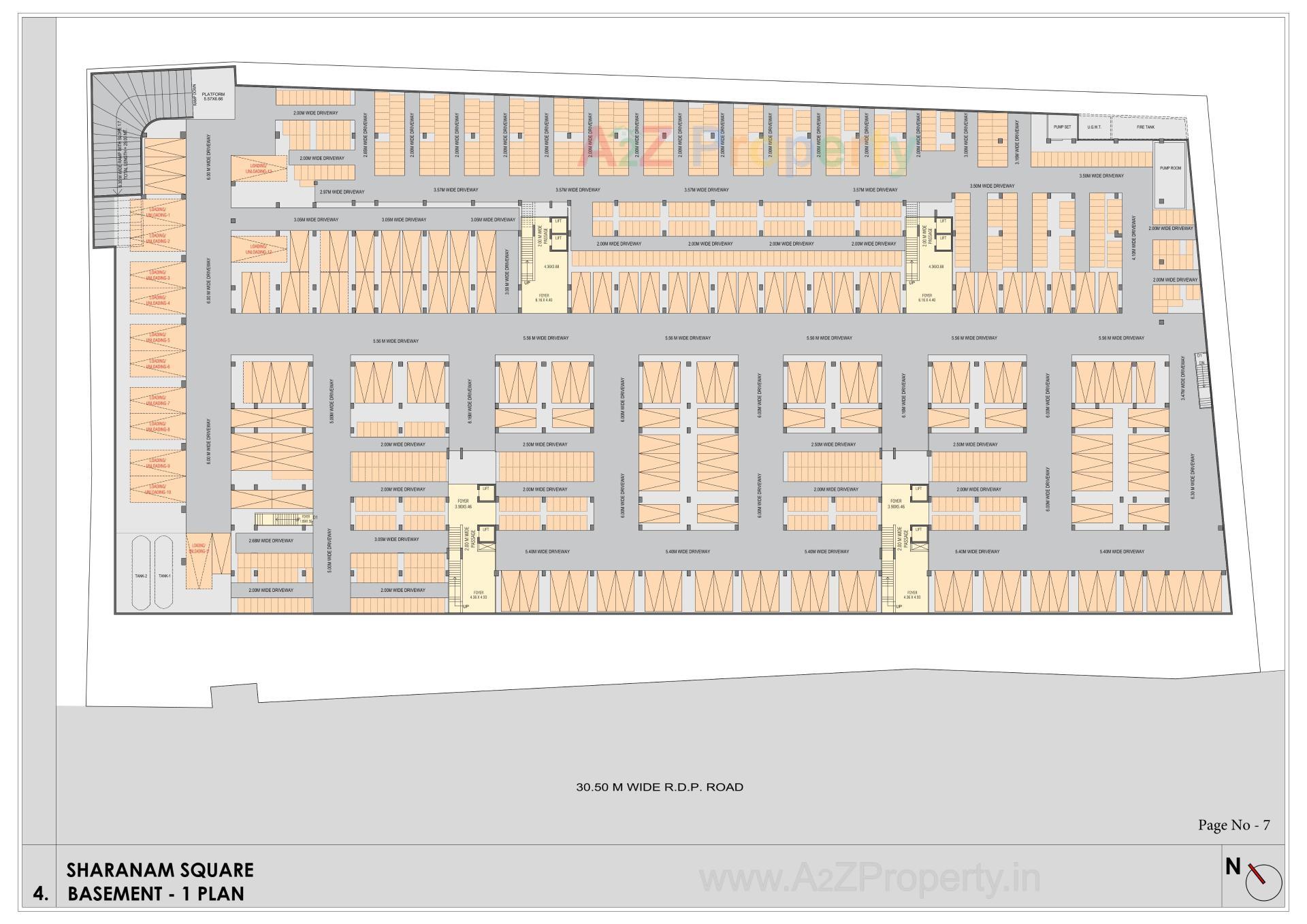Layout of real estate project Sharanam Square located at Mithipur-rakhiyal, Ahmedabad, Gujarat