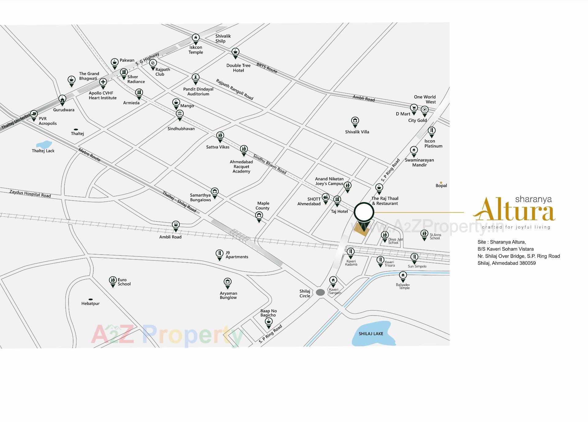  of real estate project Sharanya Altura located at Shilaj, Ahmedabad, Gujarat