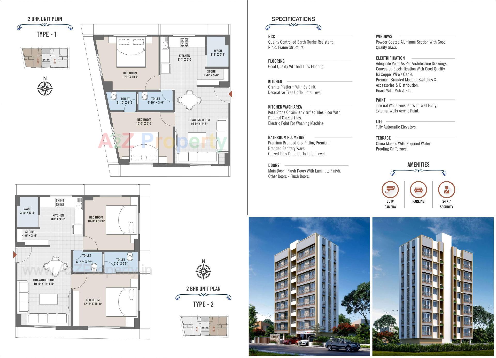  of real estate project Sharanyam Residency located at Bhadaj, Ahmedabad, Gujarat