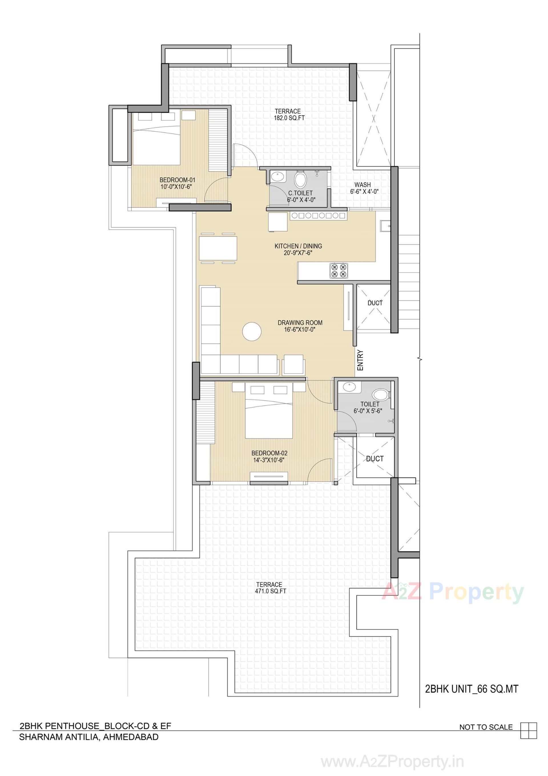 Layout of real estate project Sharnam Antlia located at Ramol, Ahmedabad, Gujarat
