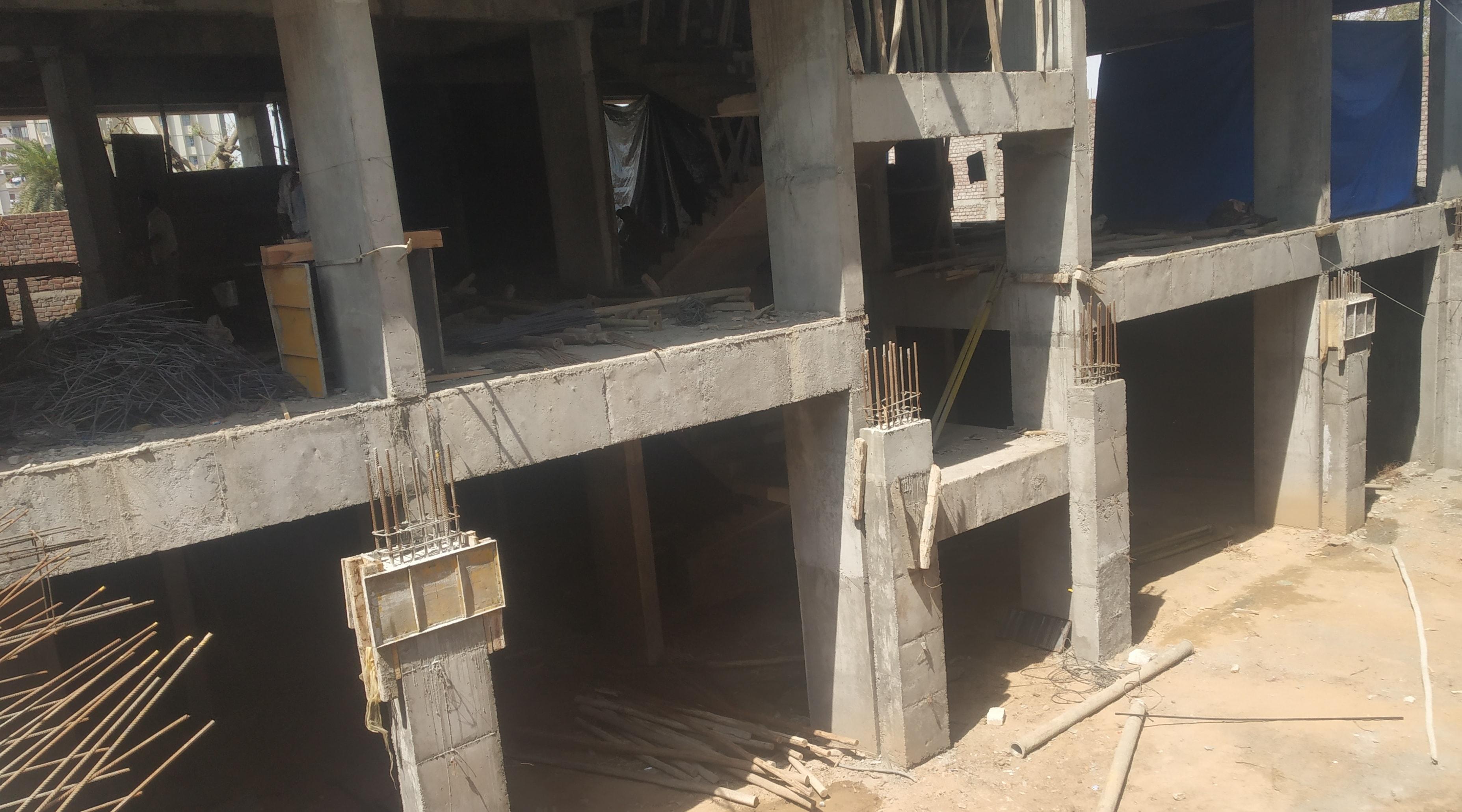 193162_const of real estate project Sharnam Elegance located at Ramol, Ahmedabad, Gujarat