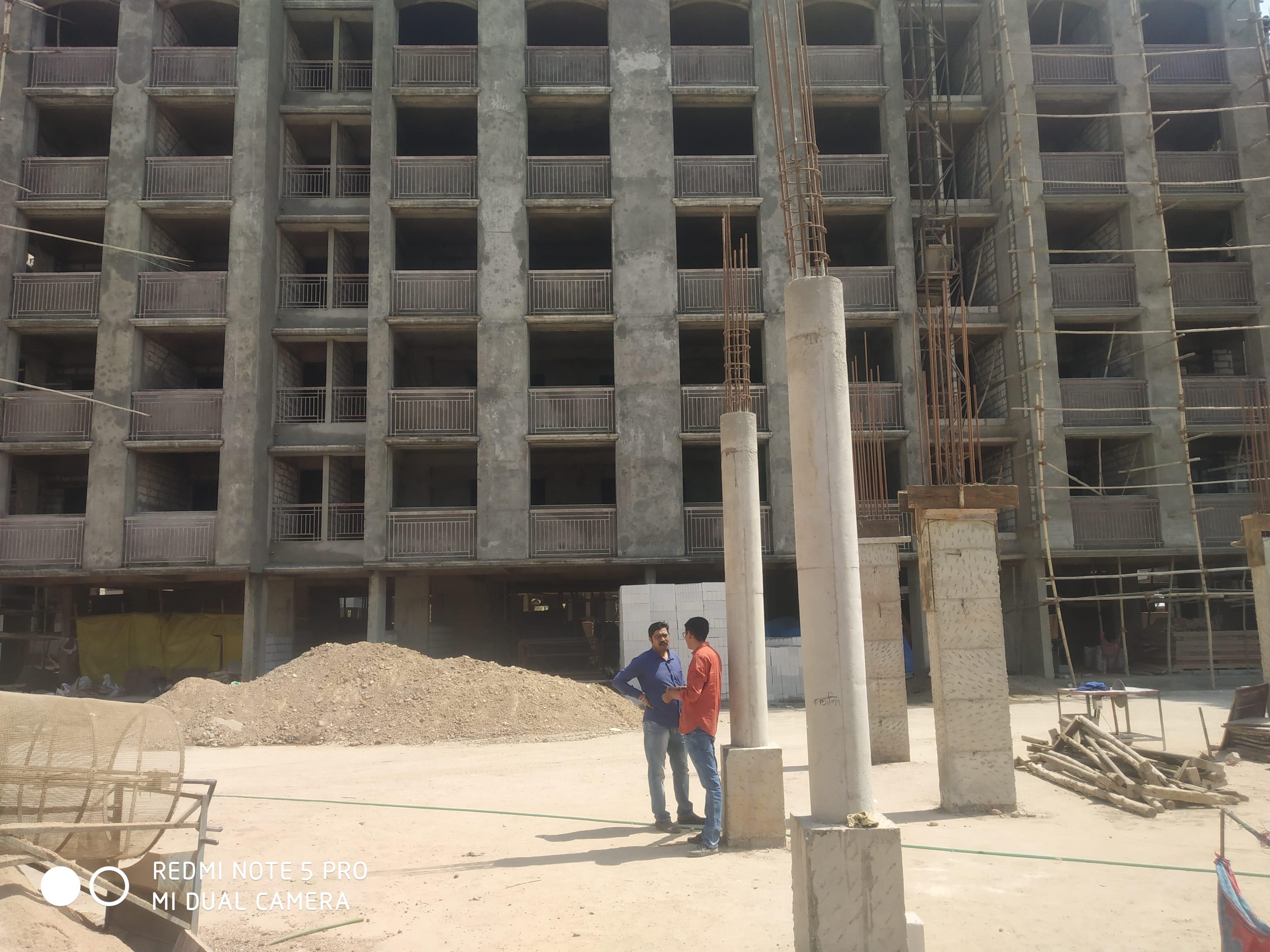 193164_const of real estate project Sharnam Elegance located at Ramol, Ahmedabad, Gujarat