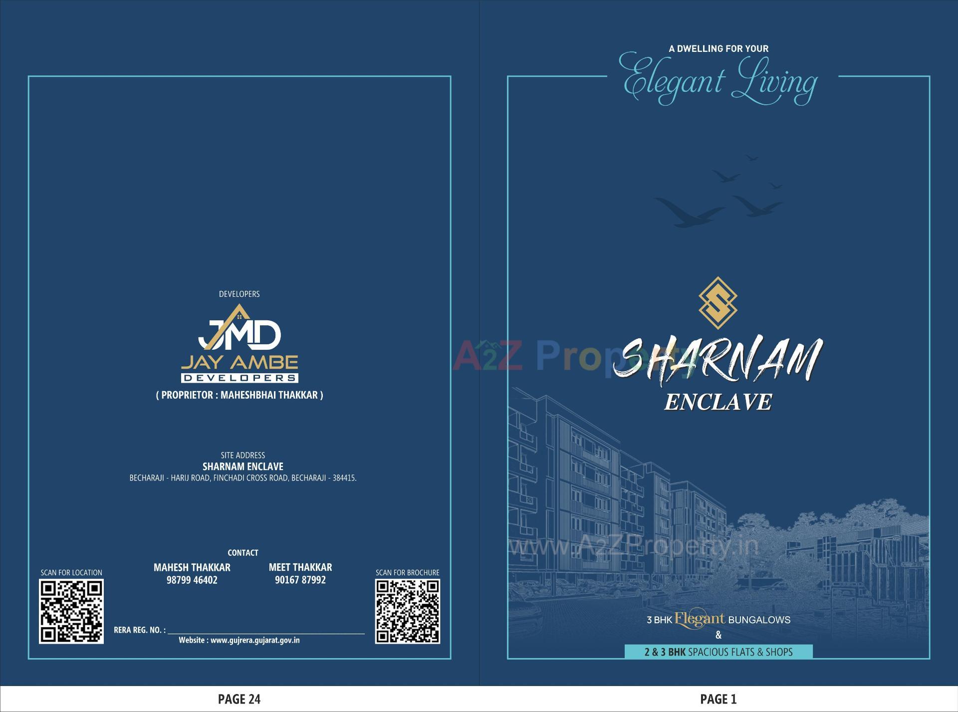 of real estate project Sharnam Enclave located at Hansalpur, Ahmedabad, Gujarat