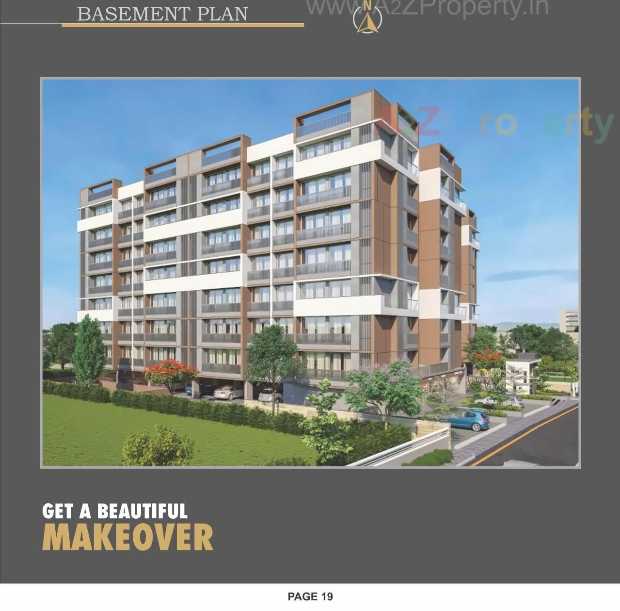 3D Elevation of real estate project Sharnam Heights located at Kathwada, Ahmedabad, Gujarat