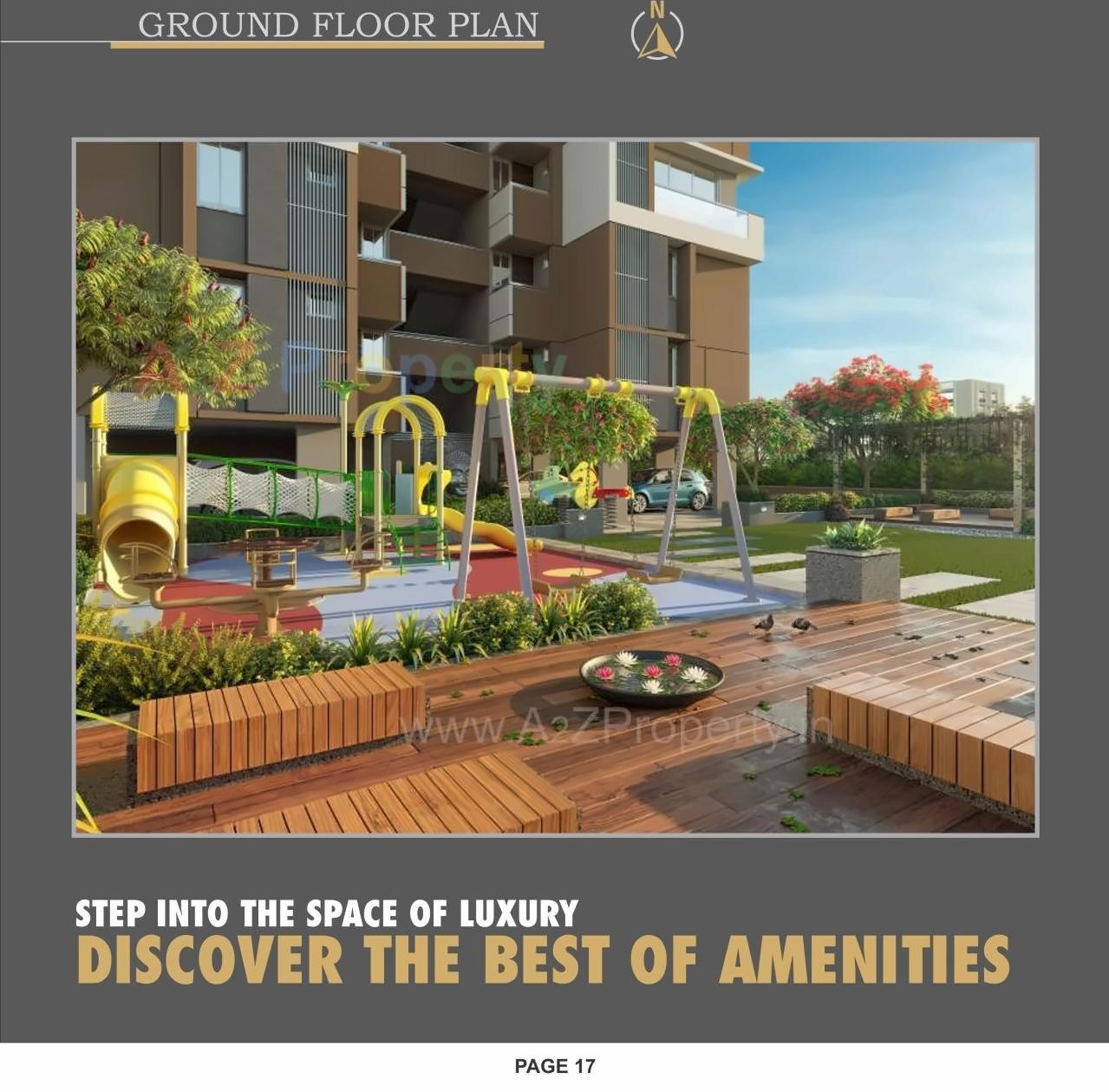 3D Elevation of real estate project Sharnam Heights located at Kathwada, Ahmedabad, Gujarat