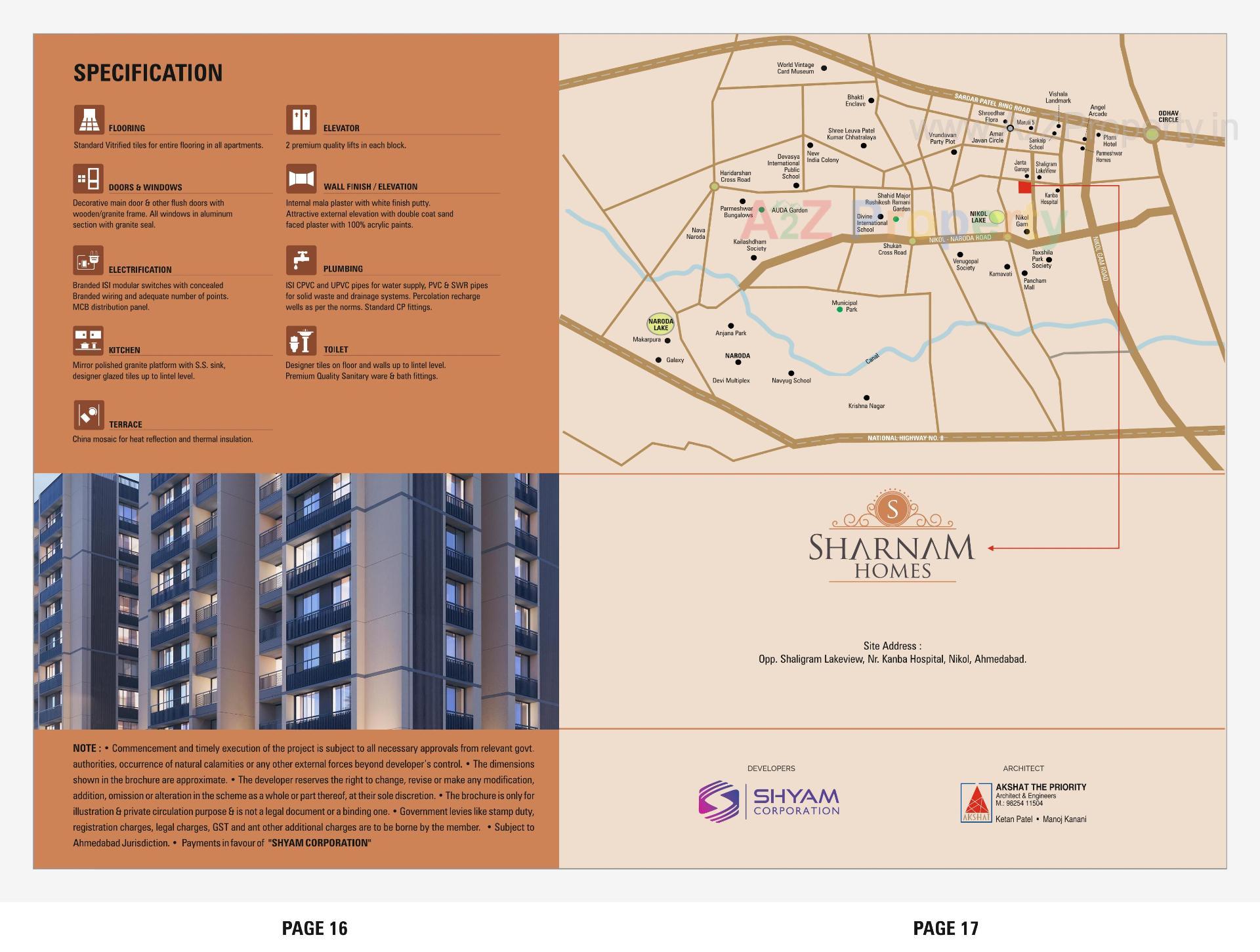  of real estate project Sharnam Homes located at Nikol, Ahmedabad, Gujarat