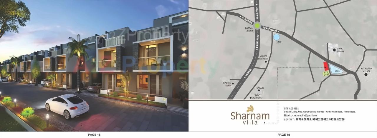  of real estate project Sharnam Villa located at Kathwada, Ahmedabad, Gujarat