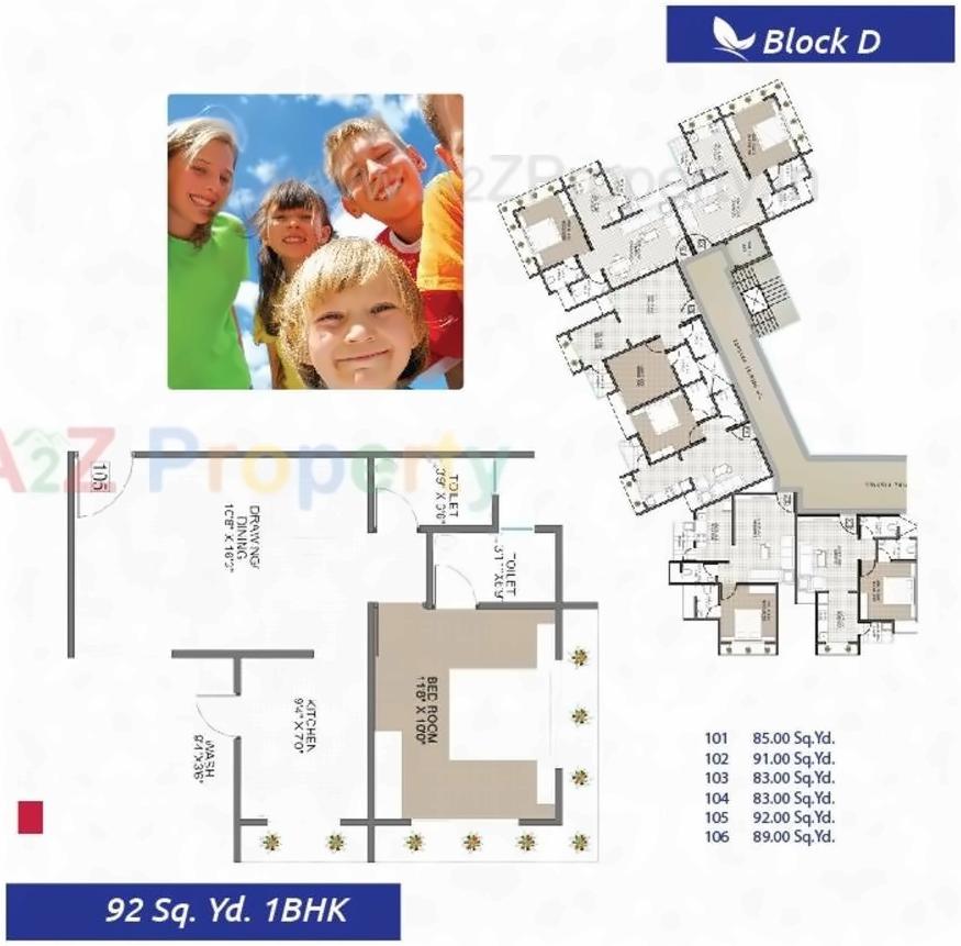 Layout of real estate project Shashi Avenue located at Vatva, Ahmedabad, Gujarat