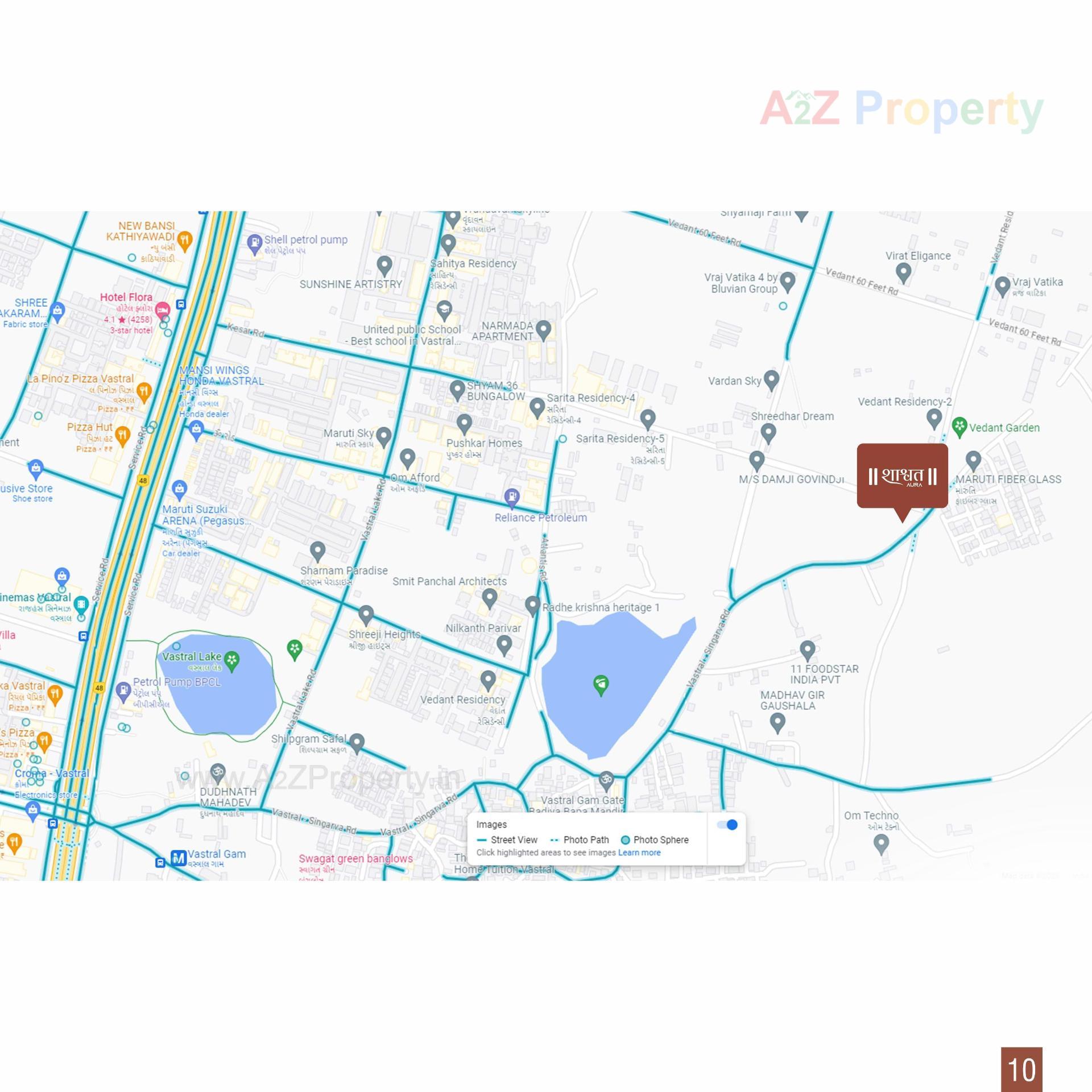  of real estate project Shashwat Aura located at Vastral, Ahmedabad, Gujarat