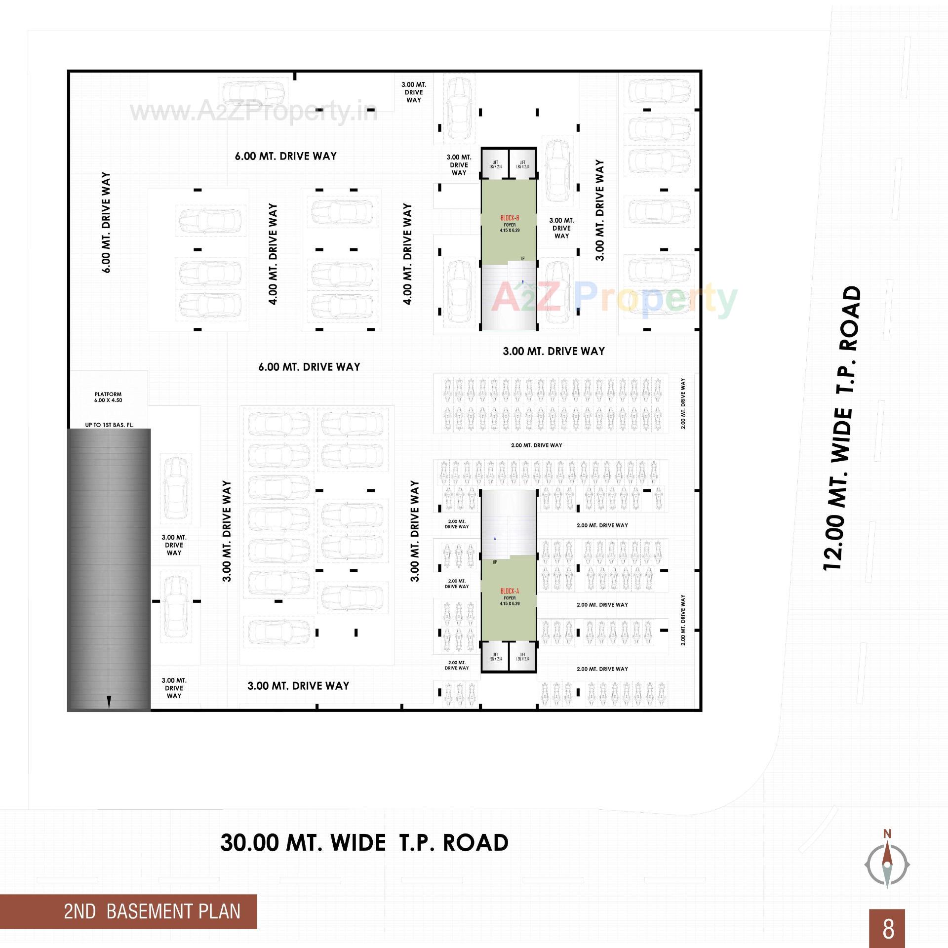 Layout of real estate project Shashwat Aura located at Vastral, Ahmedabad, Gujarat