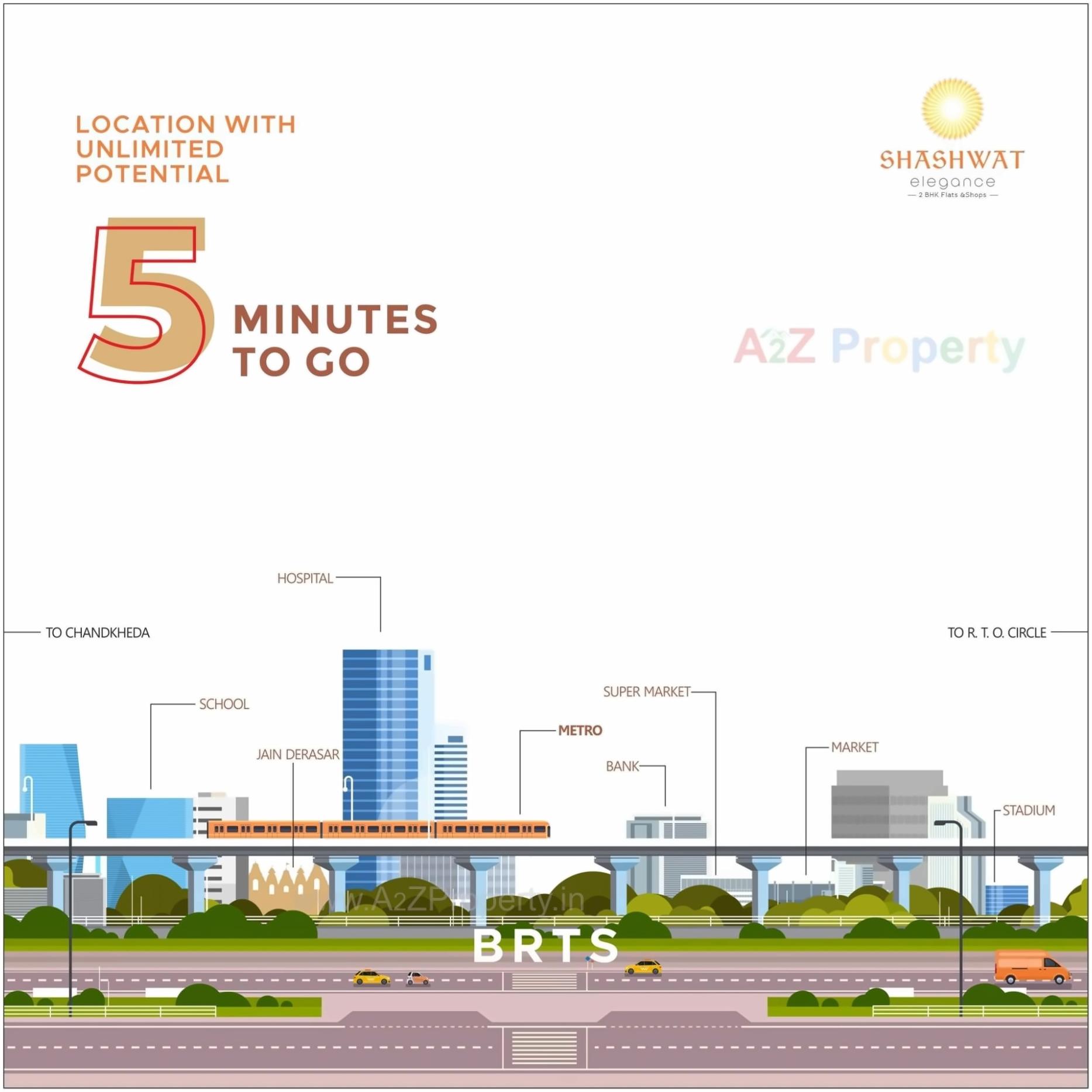  of real estate project Shashwat Elegance located at Sabarmati, Ahmedabad, Gujarat