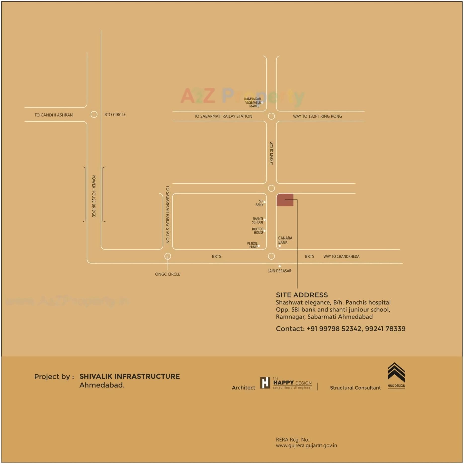  of real estate project Shashwat Elegance located at Sabarmati, Ahmedabad, Gujarat