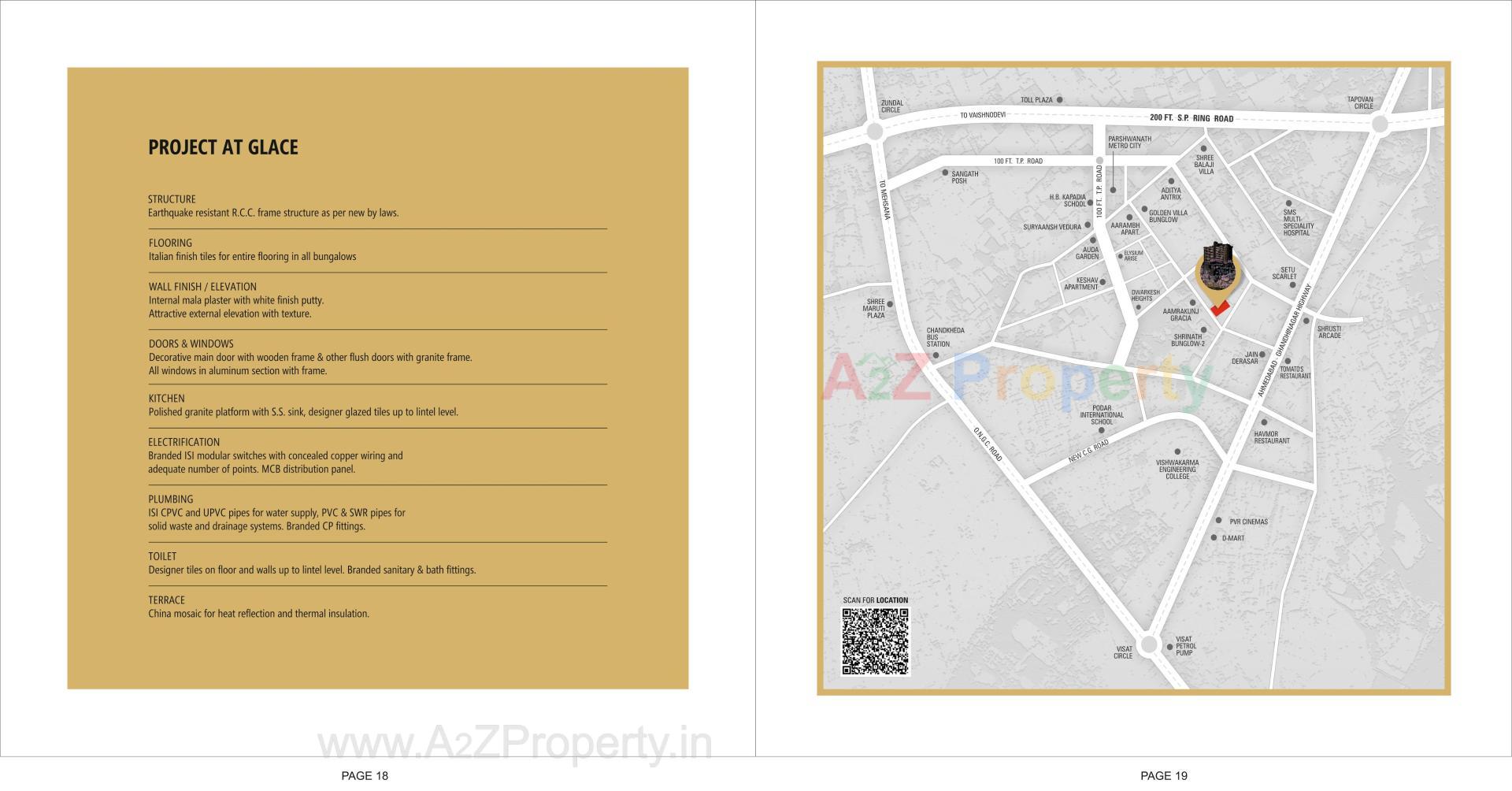  of real estate project Shashwat Elysium located at Chandkheda, Ahmedabad, Gujarat