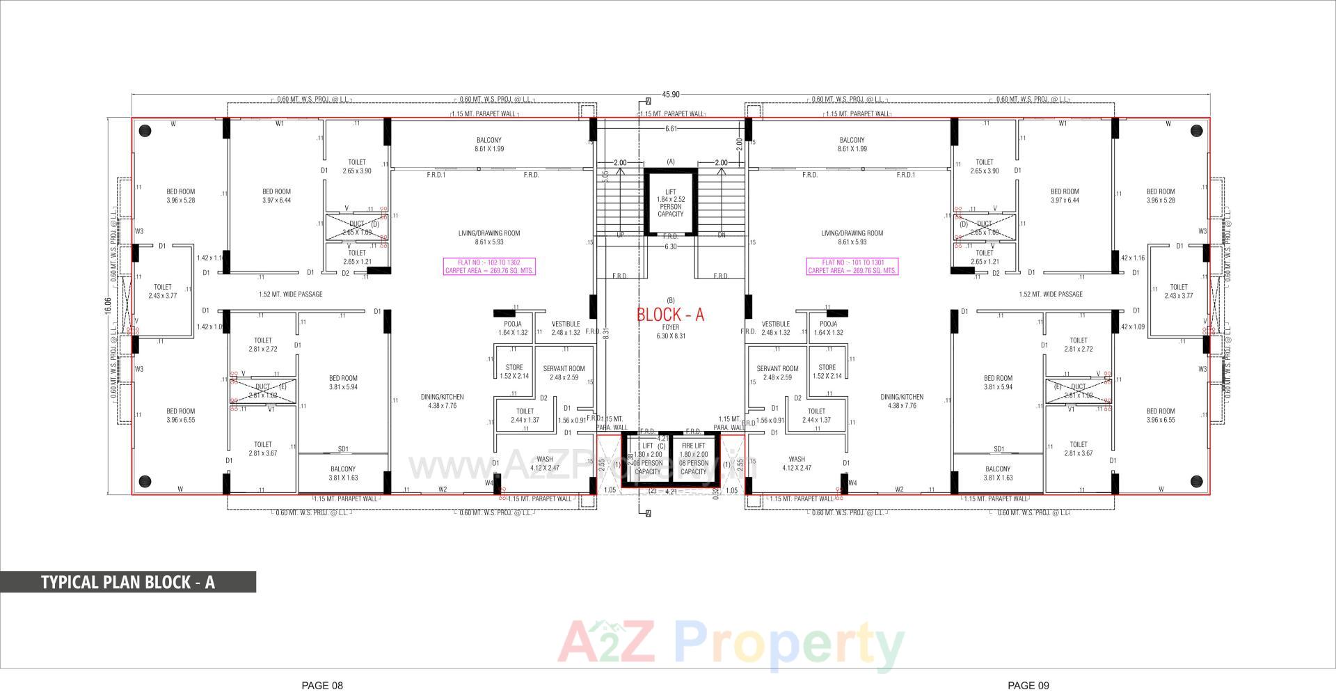 Layout of real estate project Shashwat Elysium located at Chandkheda, Ahmedabad, Gujarat