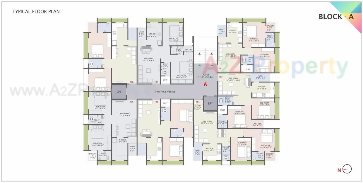Layout of real estate project Shashwat Paradise located at Vastral, Ahmedabad, Gujarat