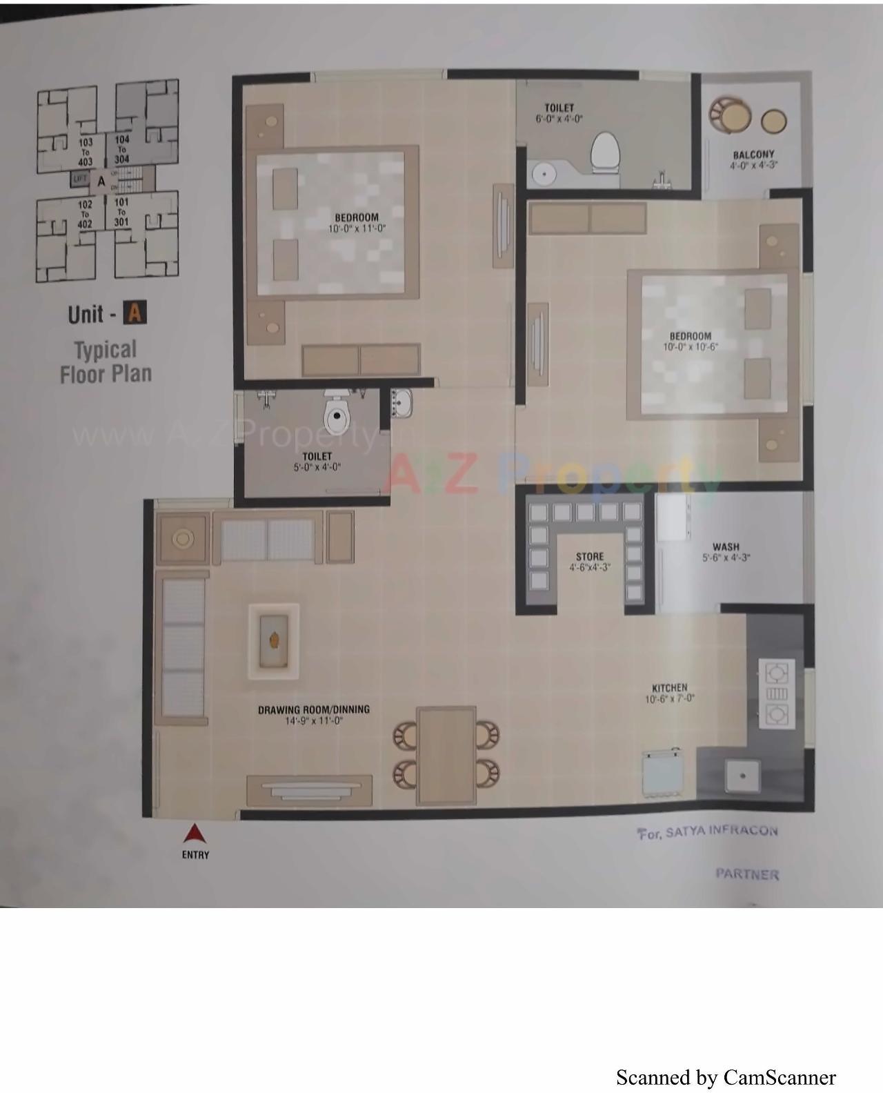 Layout of real estate project Shashwat Residency located at Ognaj, Ahmedabad, Gujarat