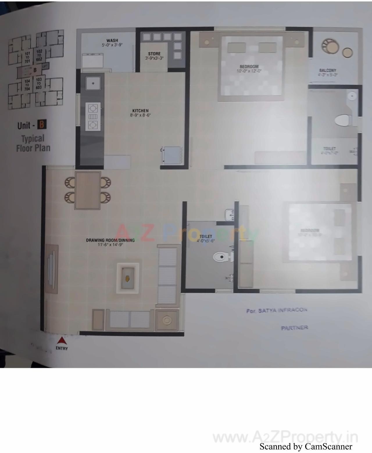 Layout of real estate project Shashwat Residency located at Ognaj, Ahmedabad, Gujarat