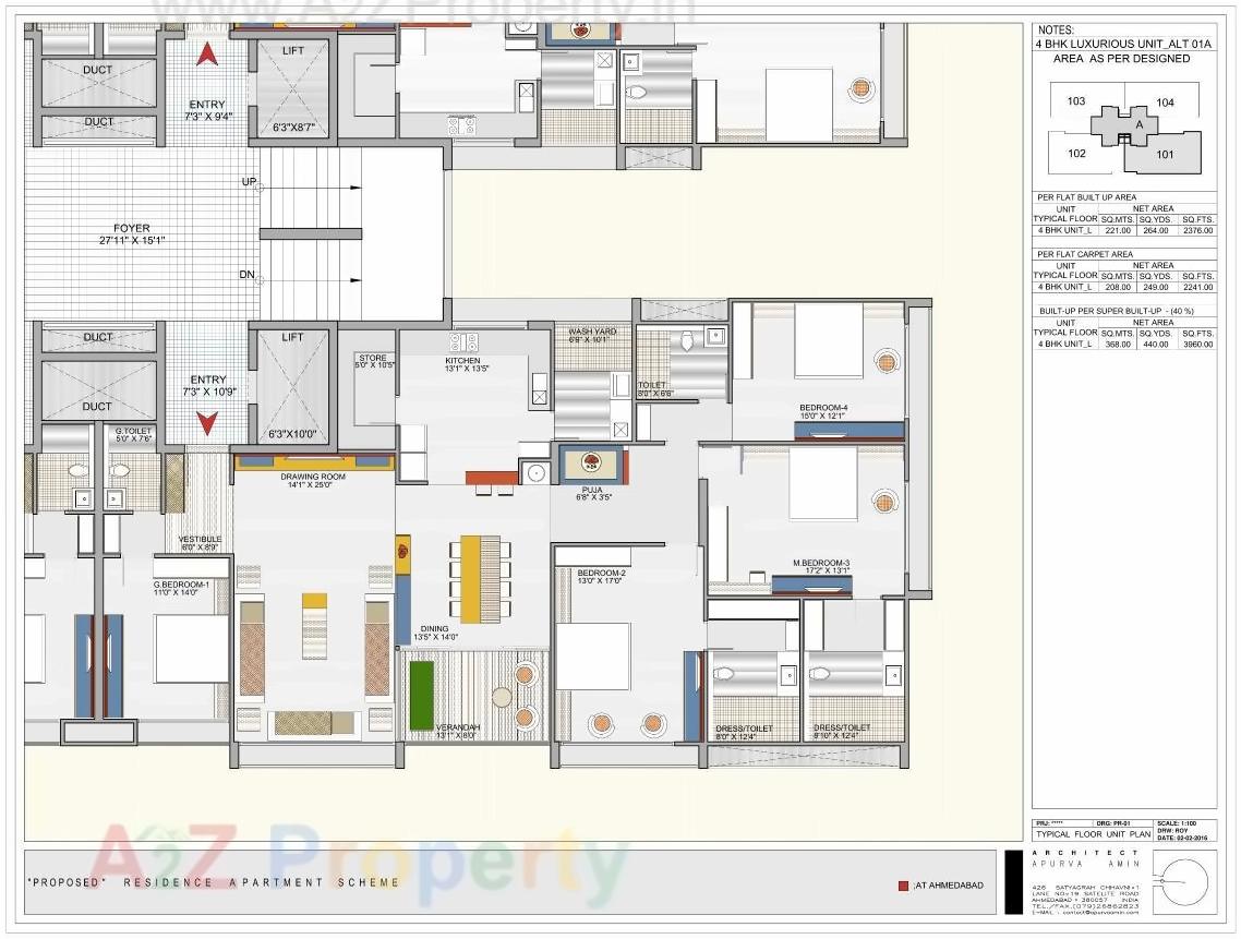 Layout of real estate project Shashwat Skyz located at Acher, Ahmedabad, Gujarat