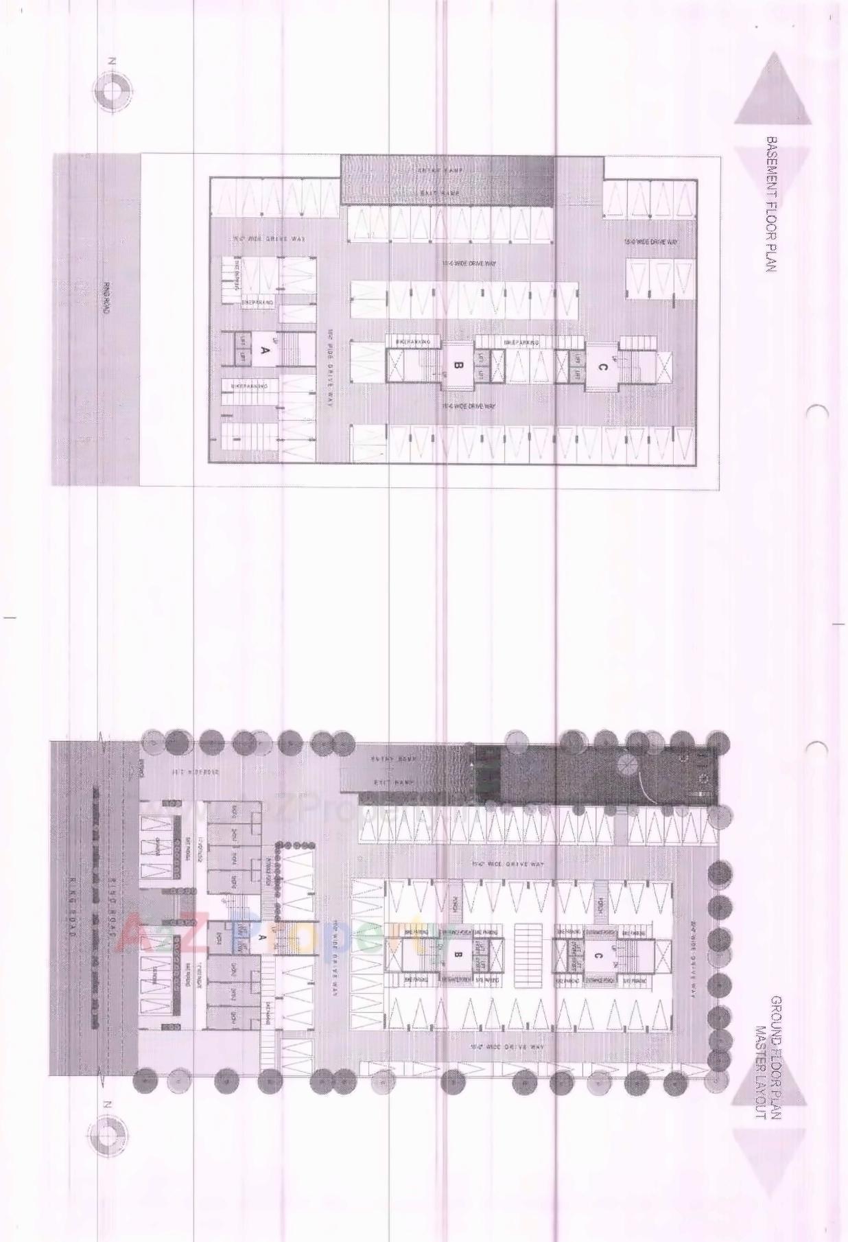 Layout of real estate project Shayona Arise located at Hanspura, Ahmedabad, Gujarat