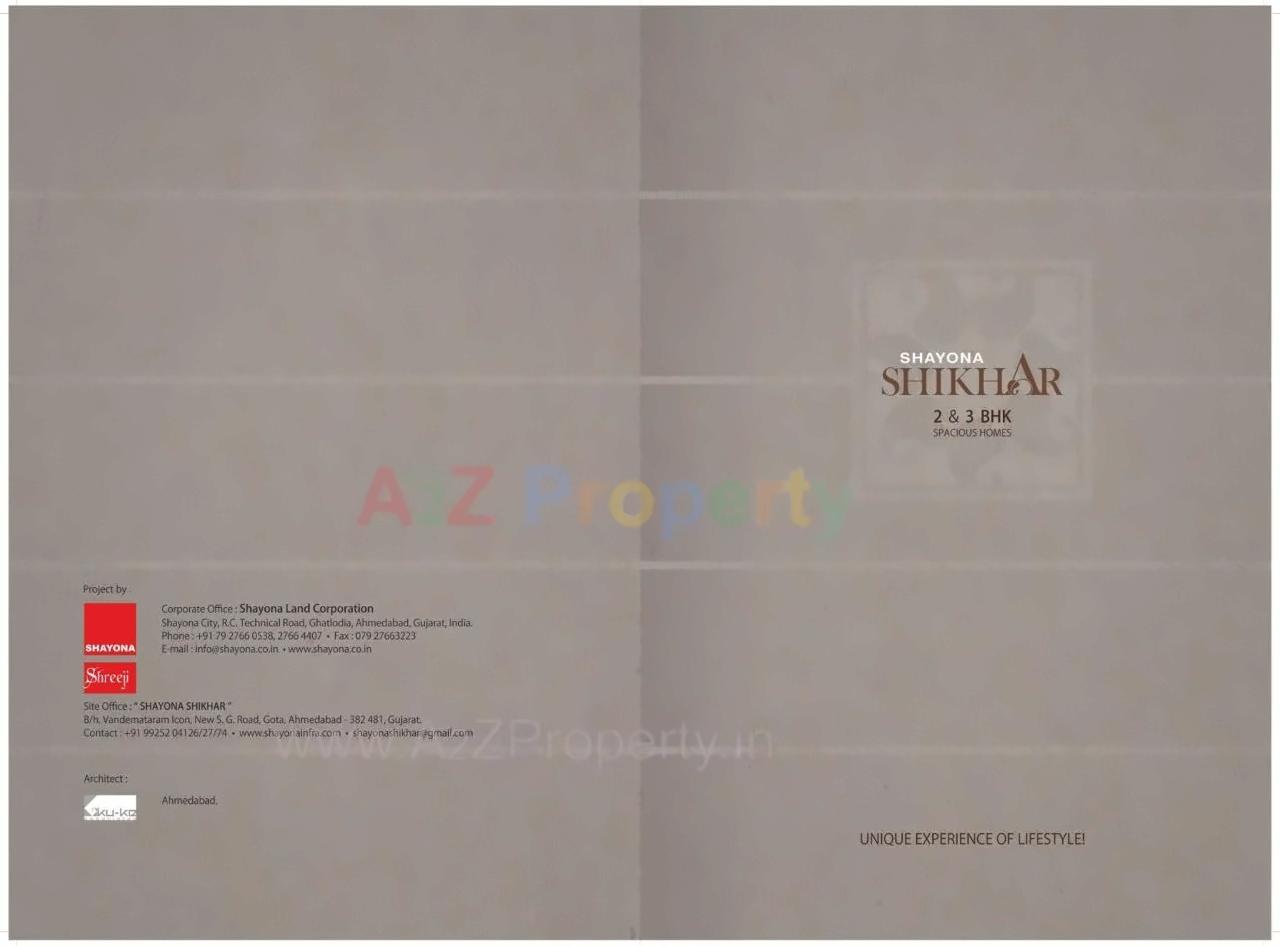  of real estate project Shayona Shikhar located at Gota, Ahmedabad, Gujarat