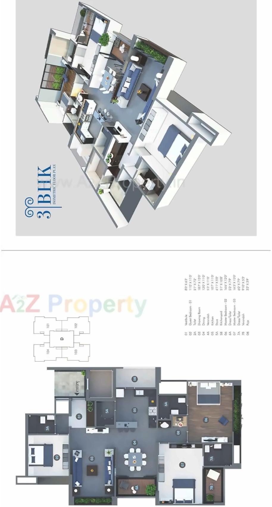 Layout of real estate project Sheetal Aqua located at City, Ahmedabad, Gujarat