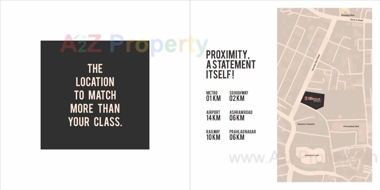  of real estate project Sheetal Westpark Imperia located at Vastrapur, Ahmedabad, Gujarat