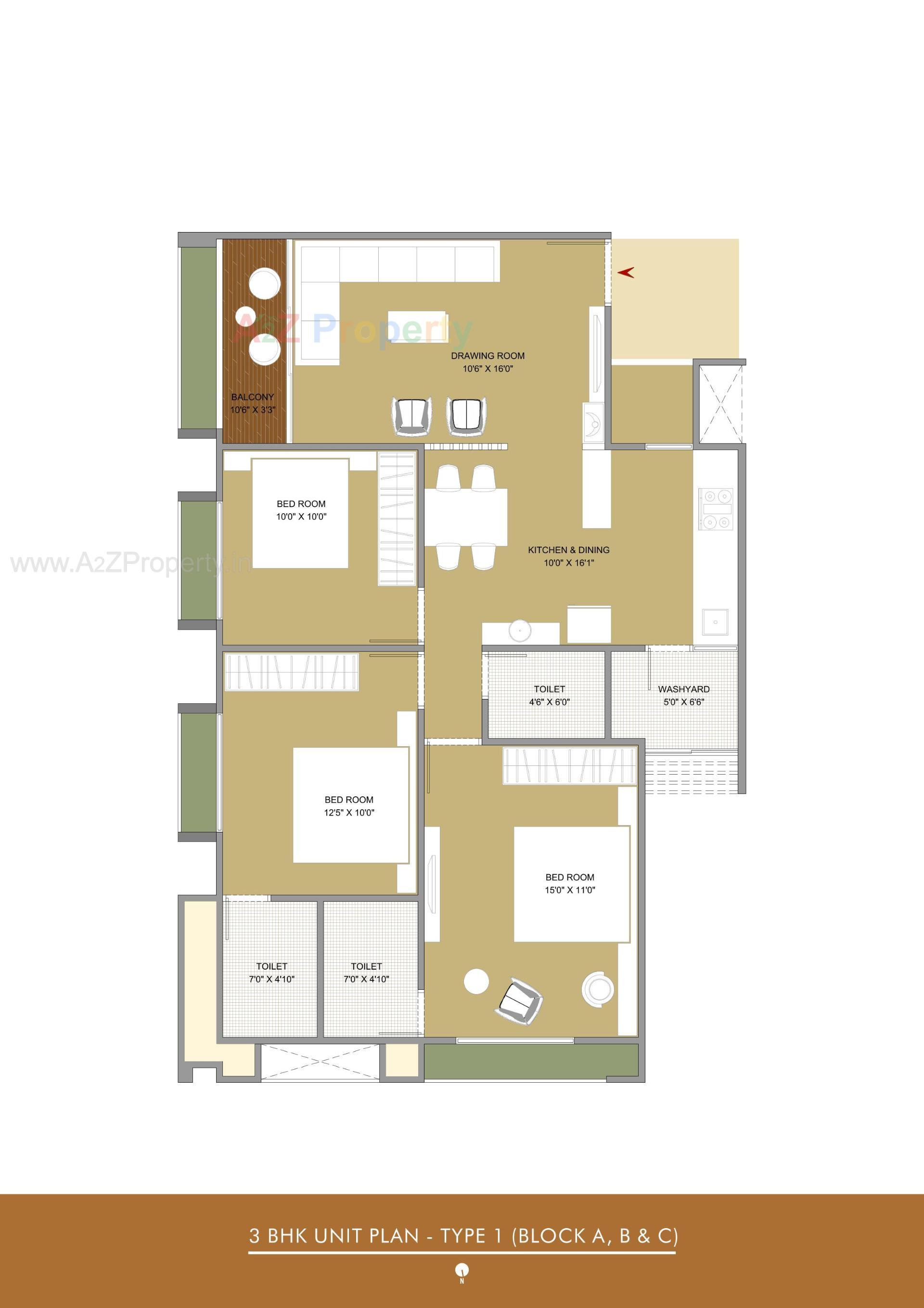 Layout of real estate project Sheladia Luxuria located at Shela, Ahmedabad, Gujarat