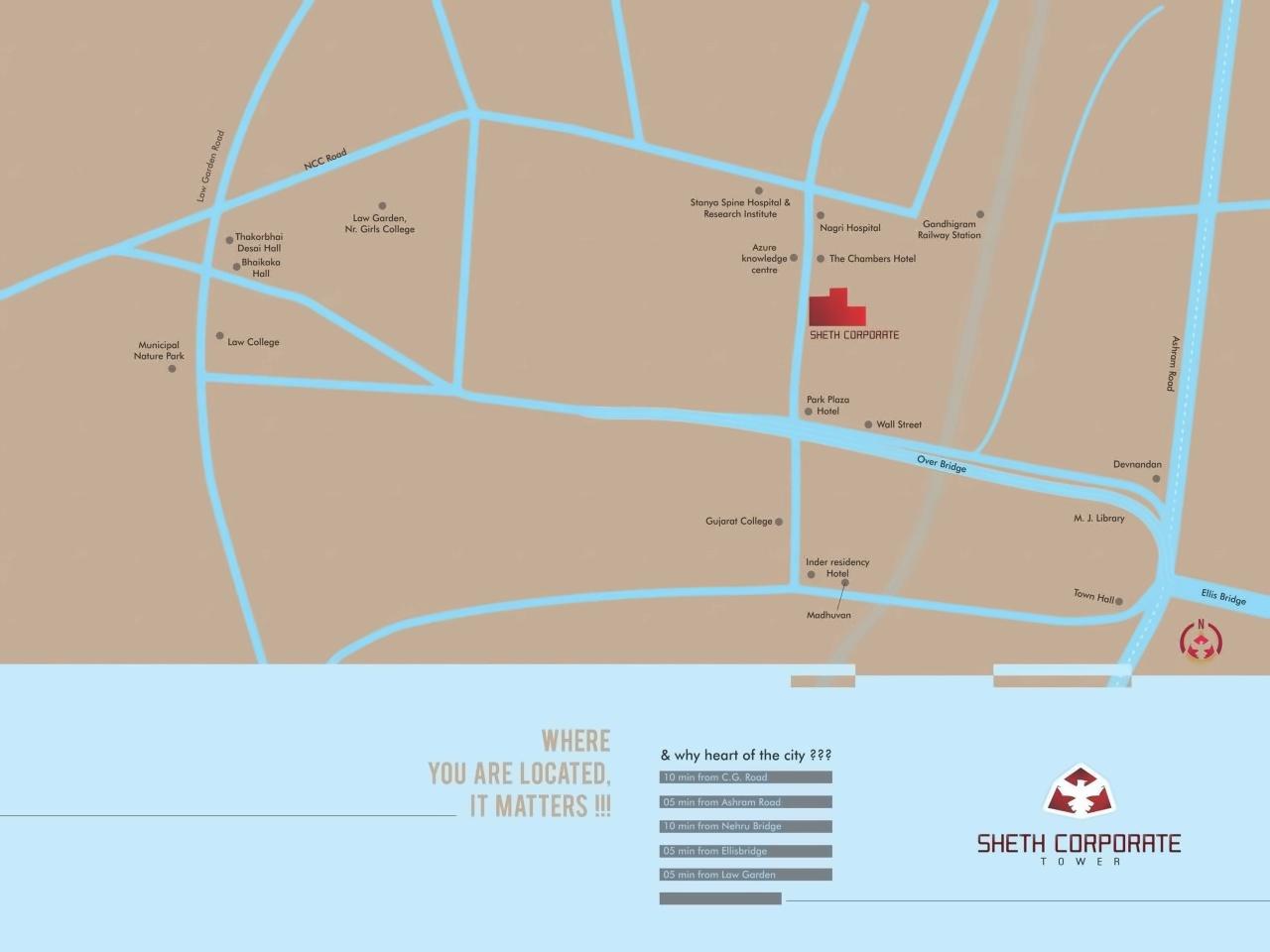  of real estate project Sheth Corporate Tower located at City, Ahmedabad, Gujarat