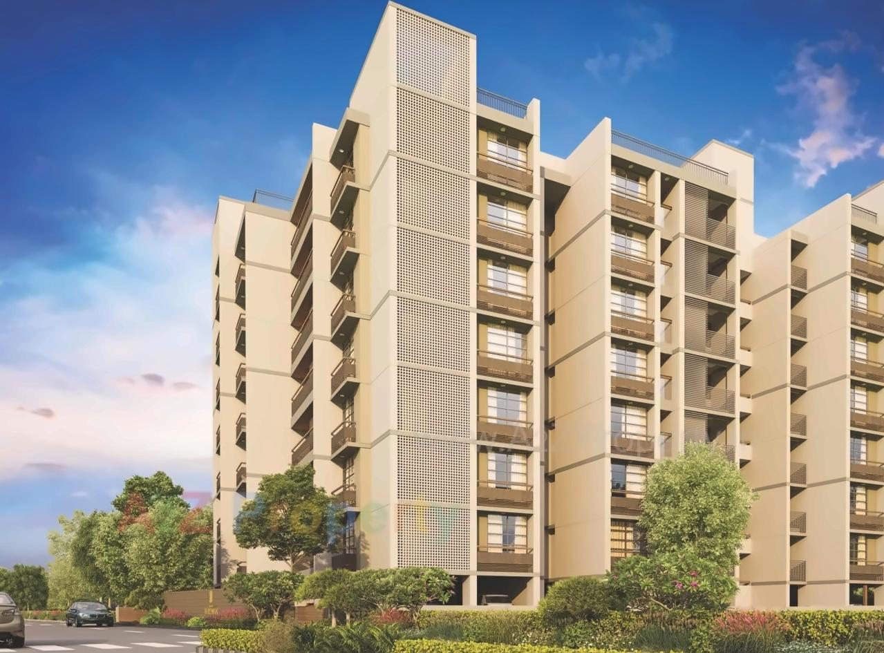 3D Elevation of real estate project Sheth Serenita located at Chadavad, Ahmedabad, Gujarat