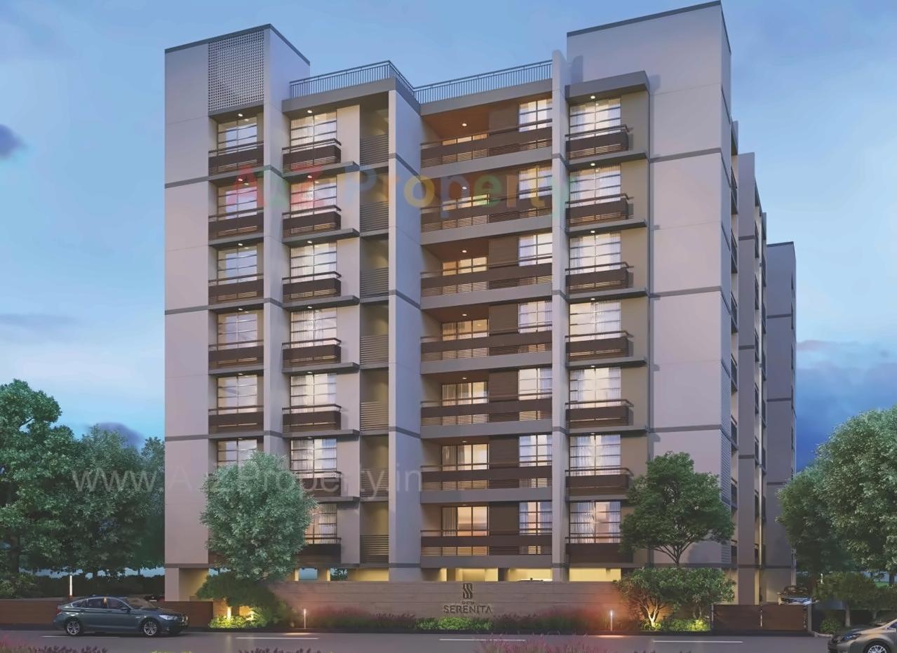 3D Elevation of real estate project Sheth Serenita located at Chadavad, Ahmedabad, Gujarat