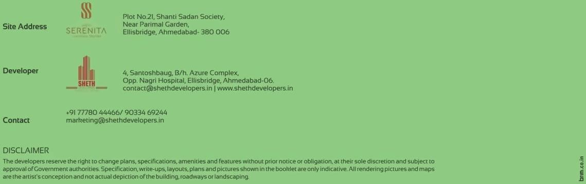  of real estate project Sheth Serenita located at Chadavad, Ahmedabad, Gujarat