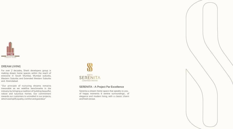  of real estate project Sheth Serenita located at Chadavad, Ahmedabad, Gujarat