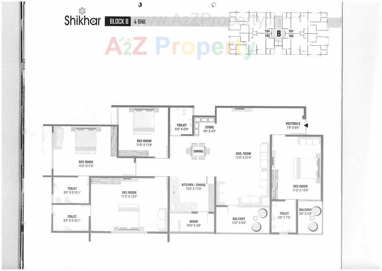Layout of real estate project Shikhar Avenue   Block located at Chiloda, Ahmedabad, Gujarat