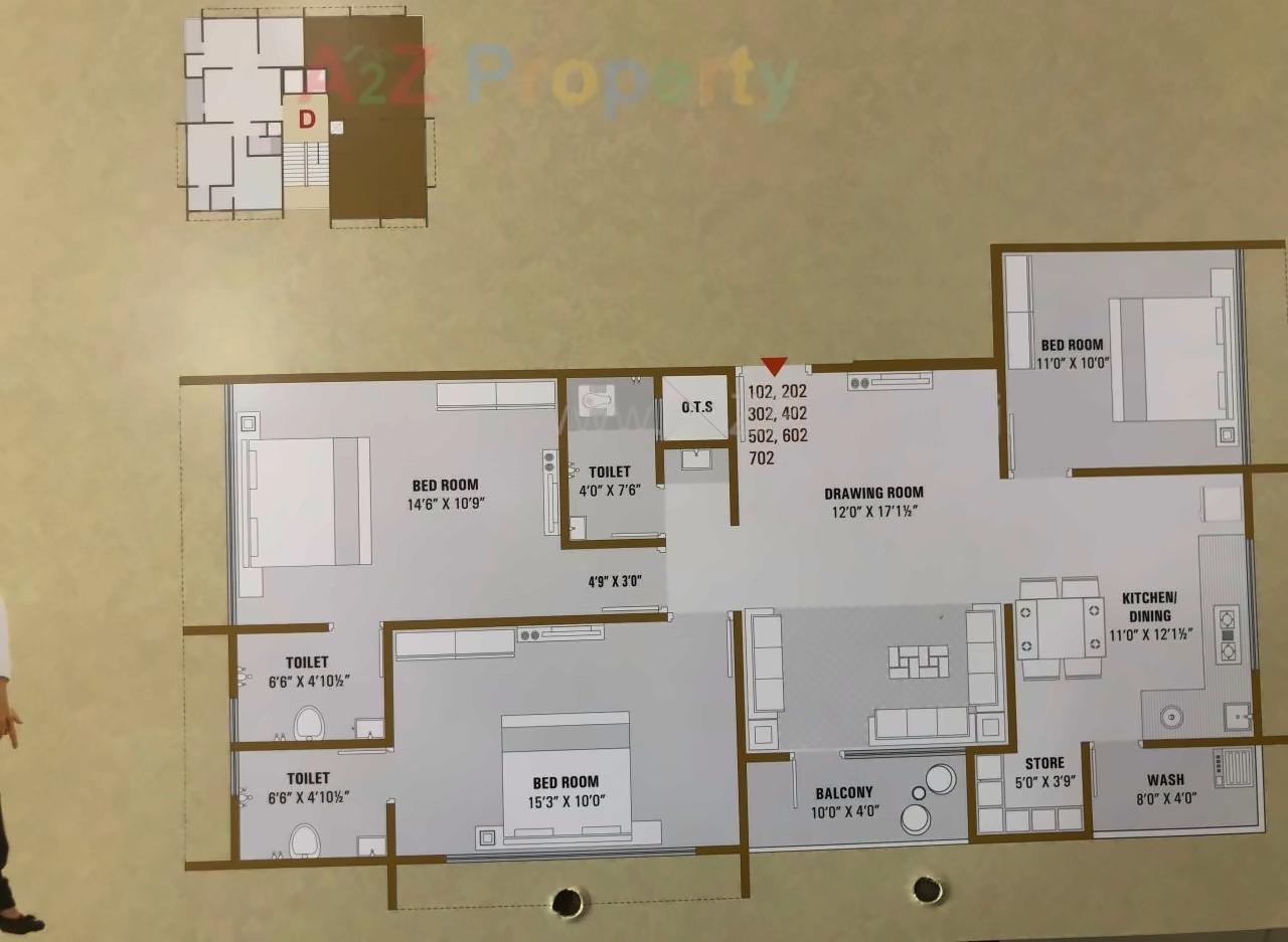 Layout of real estate project Shikhar Residency located at Nana-chiloda, Ahmedabad, Gujarat