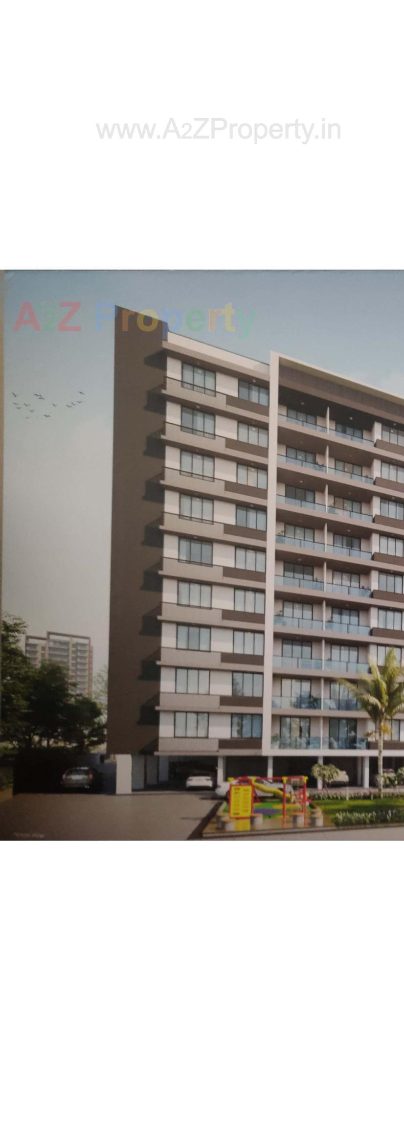 3D Elevation of real estate project Shikhar Shine located at Chiloda, Ahmedabad, Gujarat