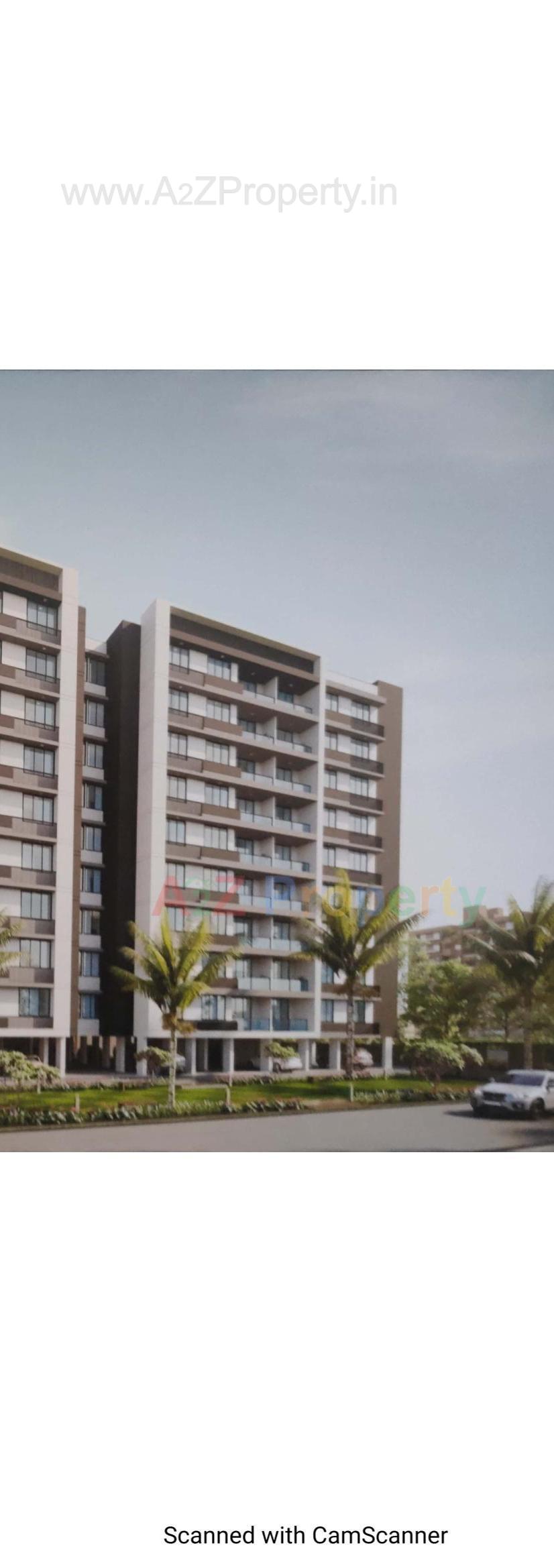 3D Elevation of real estate project Shikhar Shine located at Chiloda, Ahmedabad, Gujarat