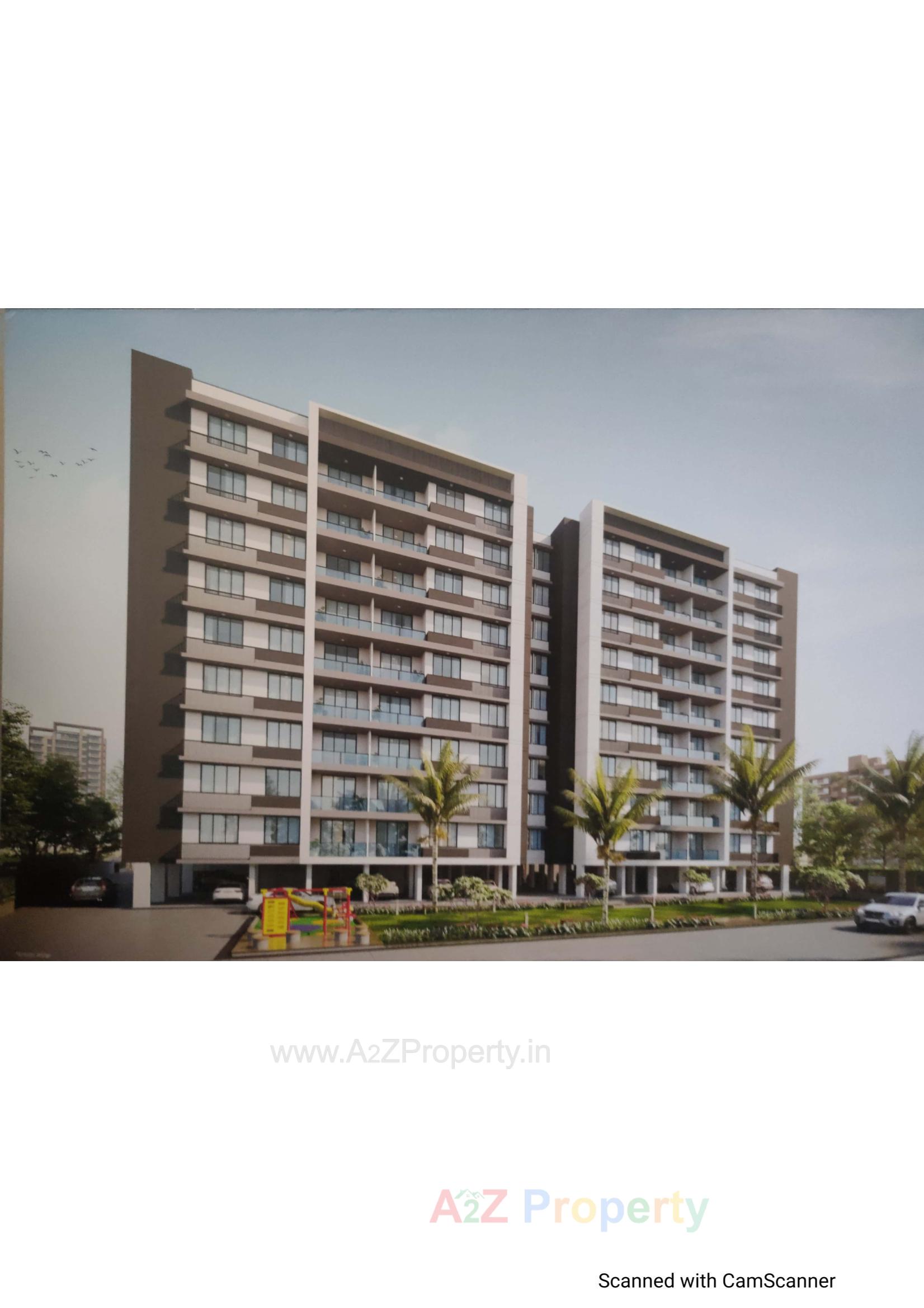 3D Elevation of real estate project Shikhar Shine located at Chiloda, Ahmedabad, Gujarat