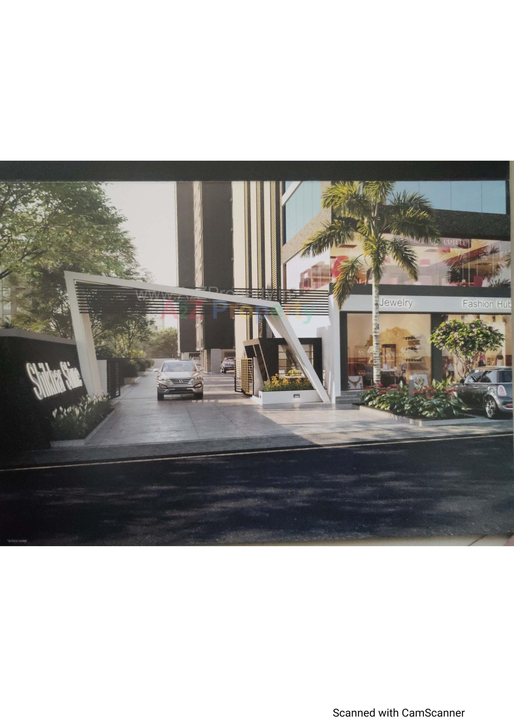3D Elevation of real estate project Shikhar Shine located at Chiloda, Ahmedabad, Gujarat