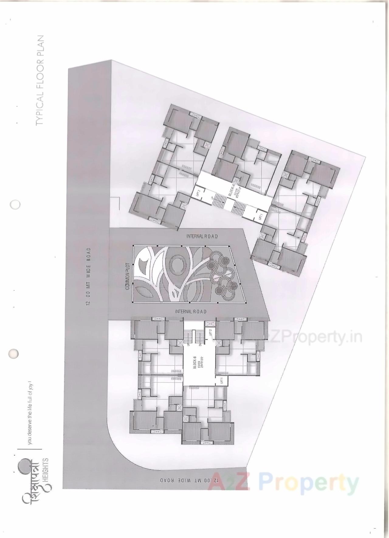 Layout of real estate project Shikshapatri Height located at Ahmedabad, Ahmedabad, Gujarat