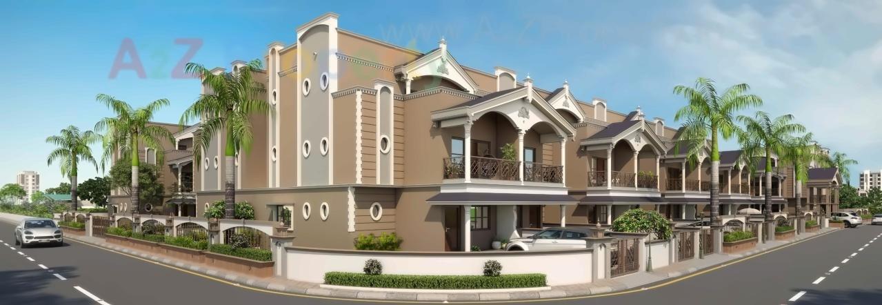 3D Elevation of real estate project Shikshapatri Villa located at Kanbha, Ahmedabad, Gujarat