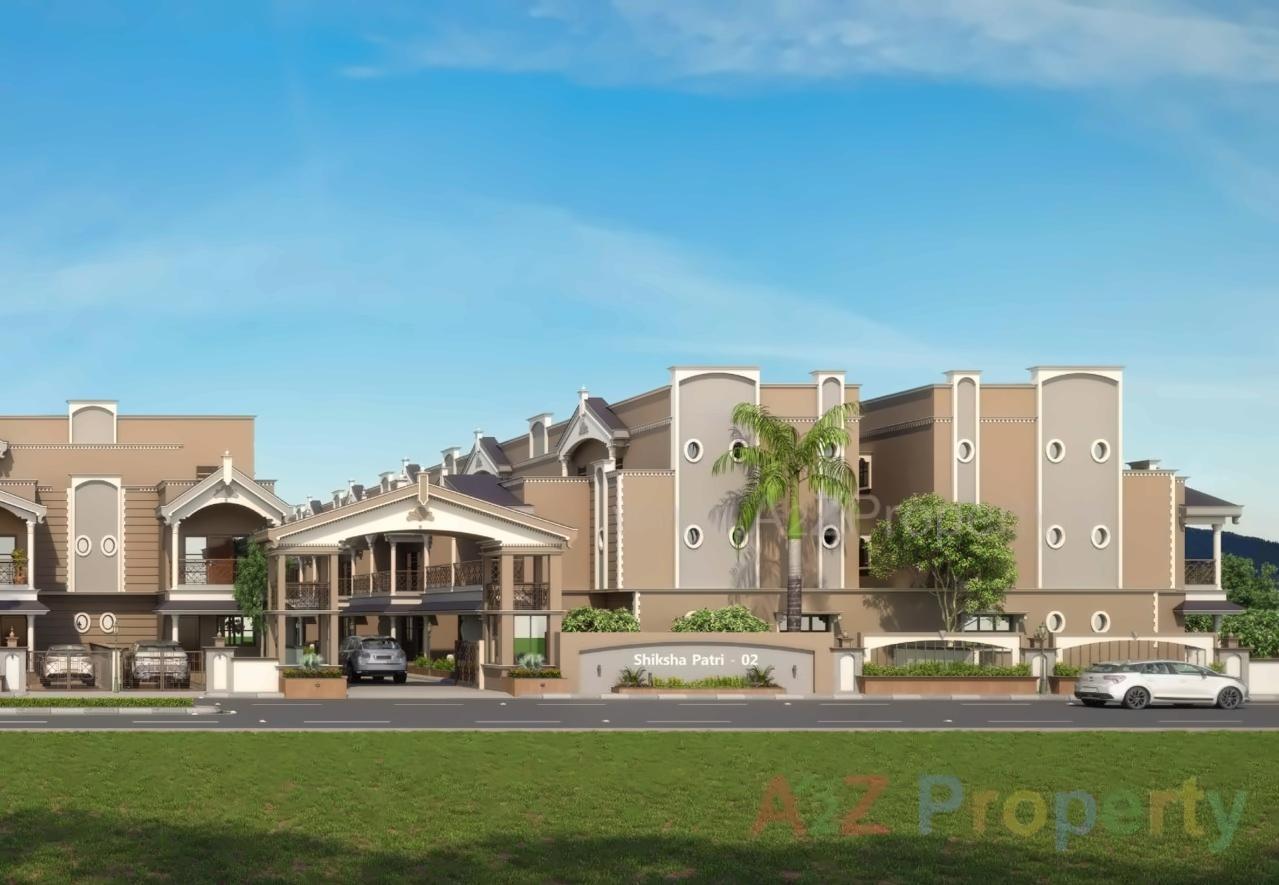 3D Elevation of real estate project Shikshapatri Villa located at Kanbha, Ahmedabad, Gujarat