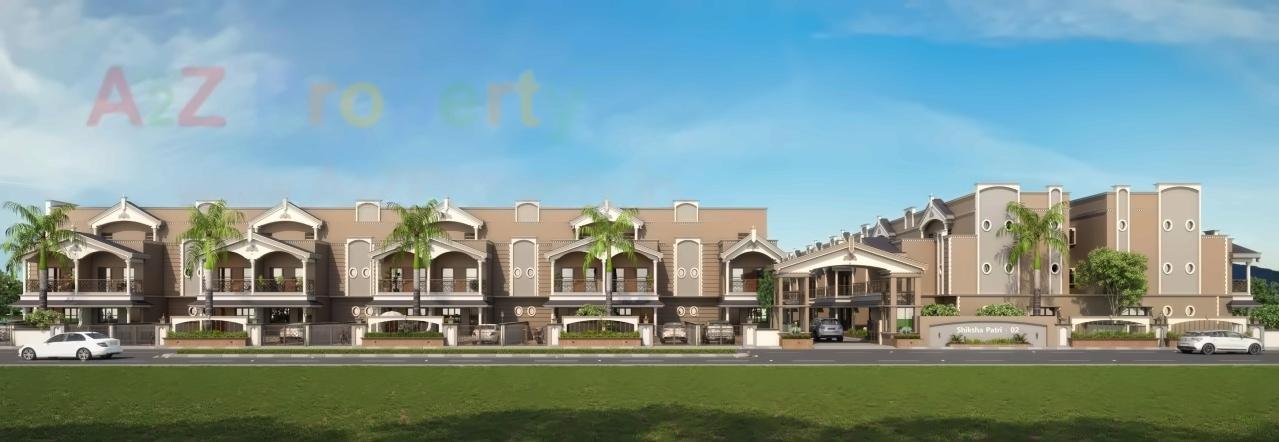 3D Elevation of real estate project Shikshapatri Villa located at Kanbha, Ahmedabad, Gujarat