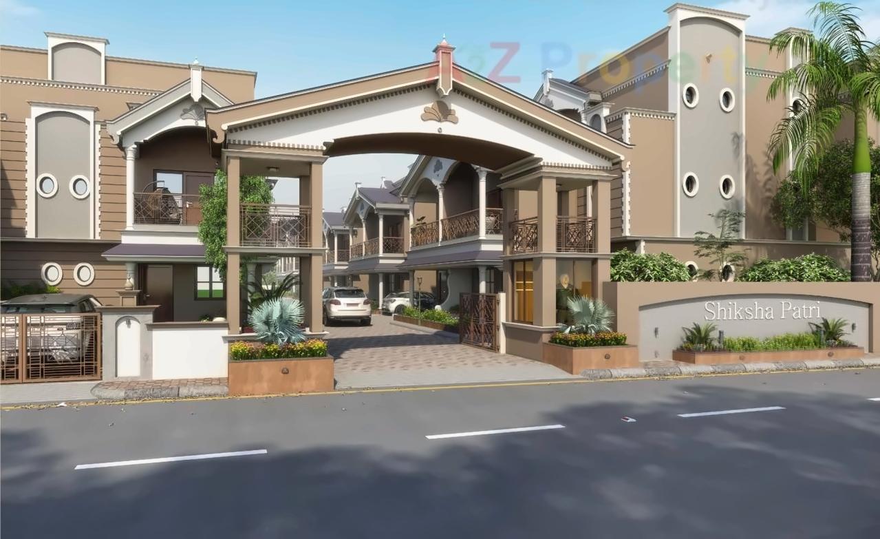 3D Elevation of real estate project Shikshapatri Villa located at Kanbha, Ahmedabad, Gujarat