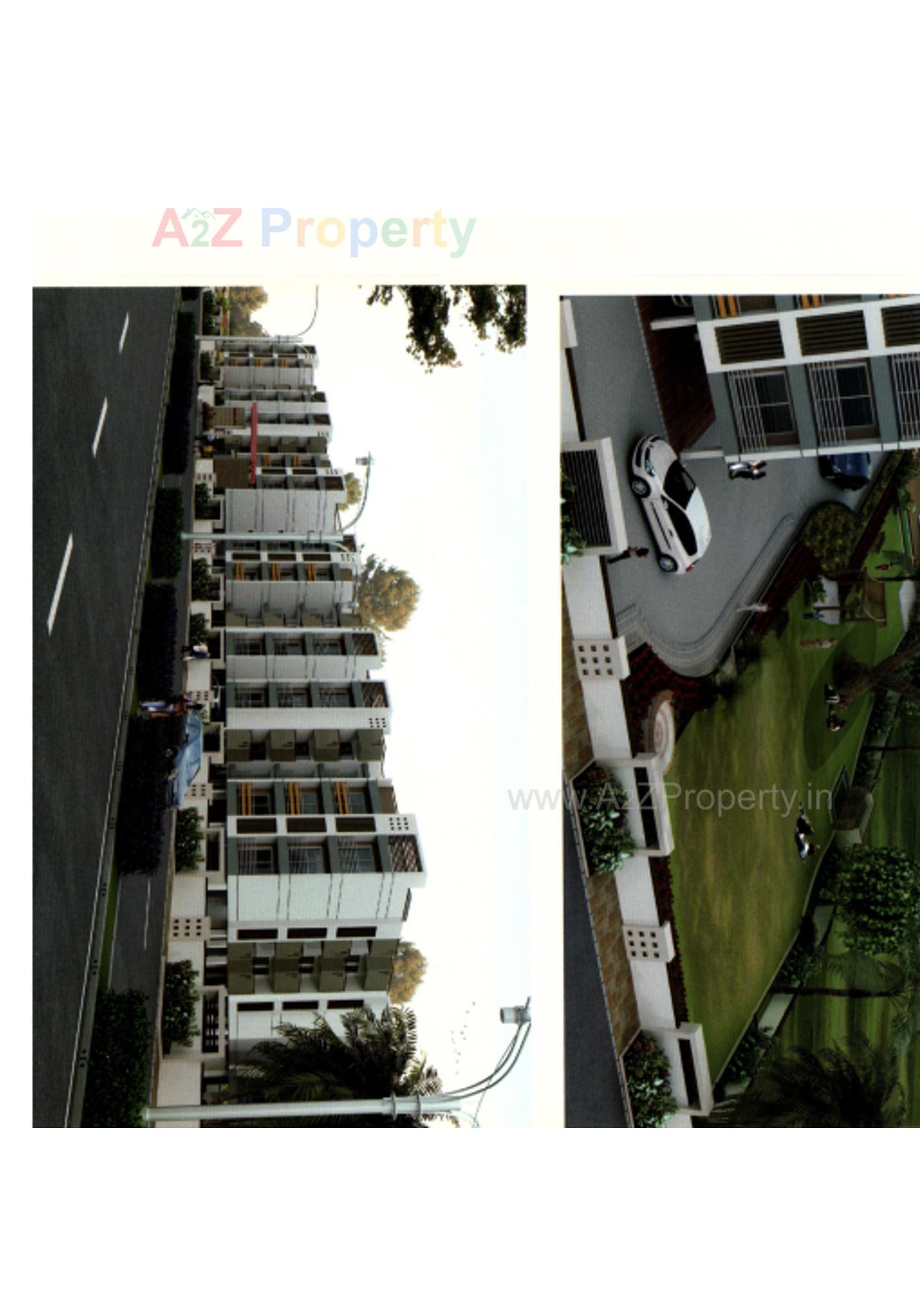 3D Elevation of real estate project Shilaj Residency located at Shilaj, Ahmedabad, Gujarat