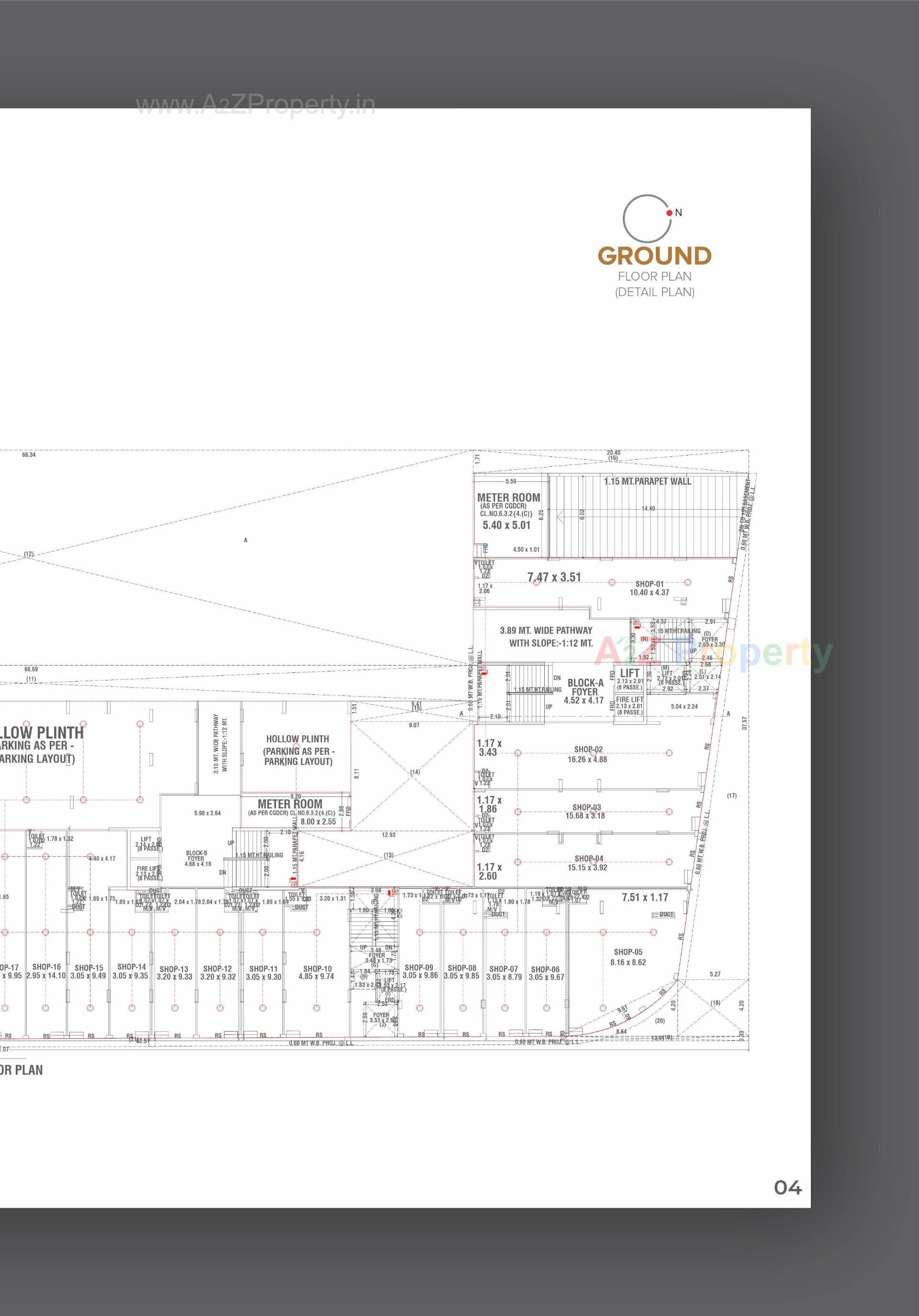 Layout of real estate project Shilaj Sky located at Shilaj, Ahmedabad, Gujarat