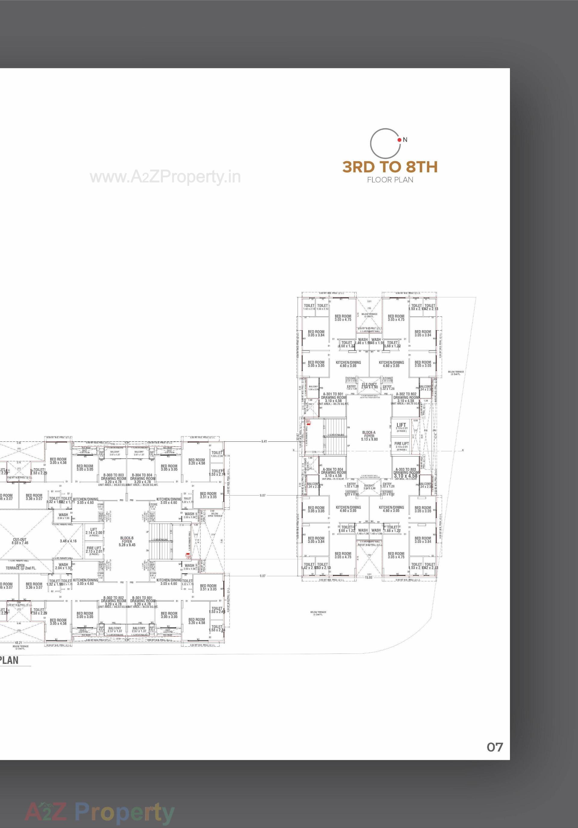 Layout of real estate project Shilaj Sky located at Shilaj, Ahmedabad, Gujarat