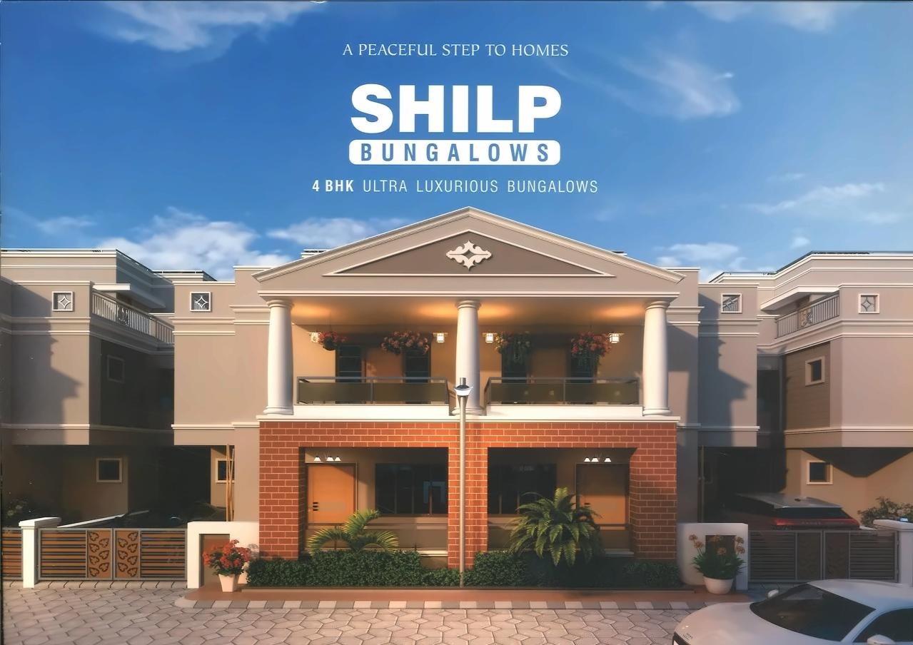 3D Elevation of real estate project Shilp Bunglow located at Bilasiya, Ahmedabad, Gujarat