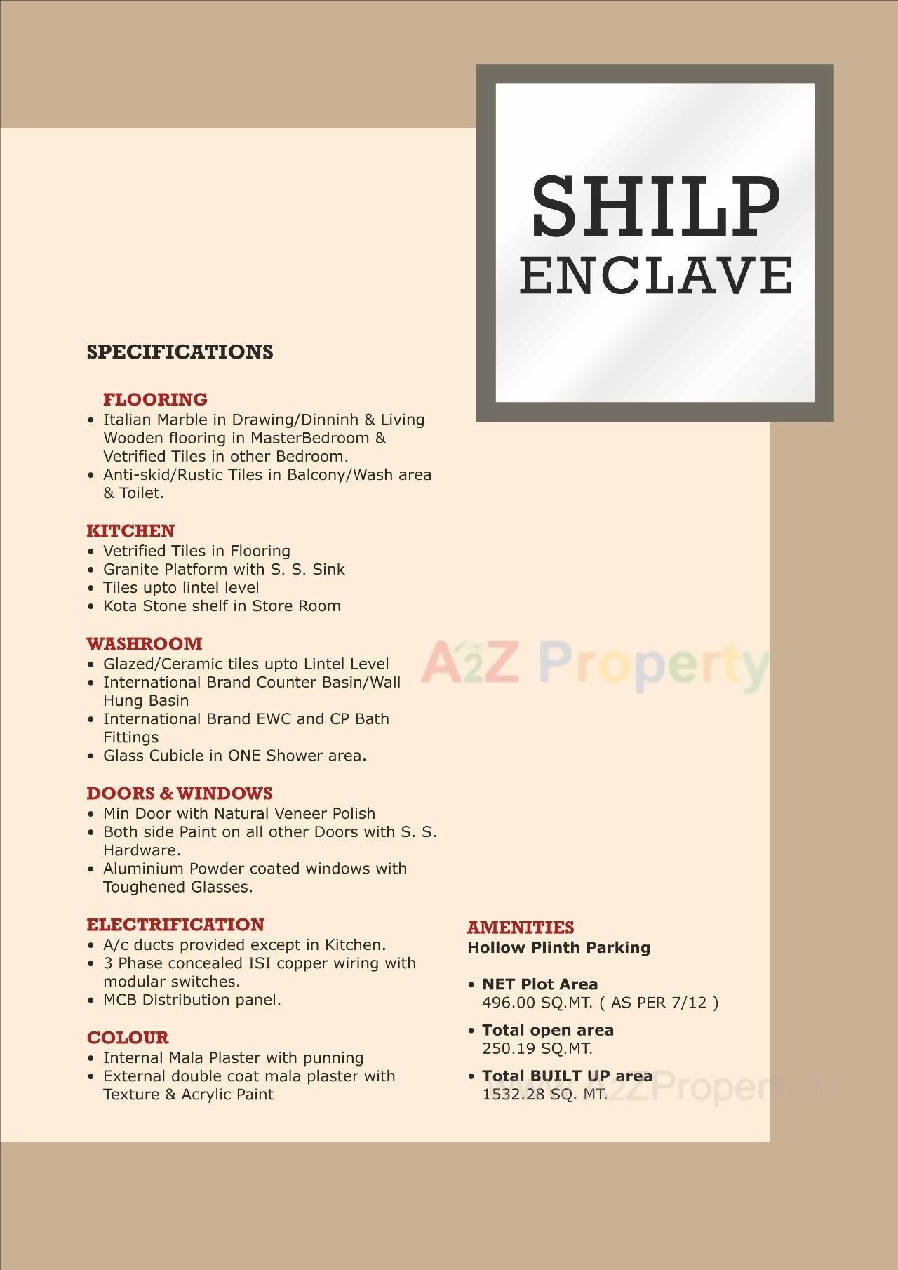  of real estate project Shilp Enclave located at Bodakdev, Ahmedabad, Gujarat